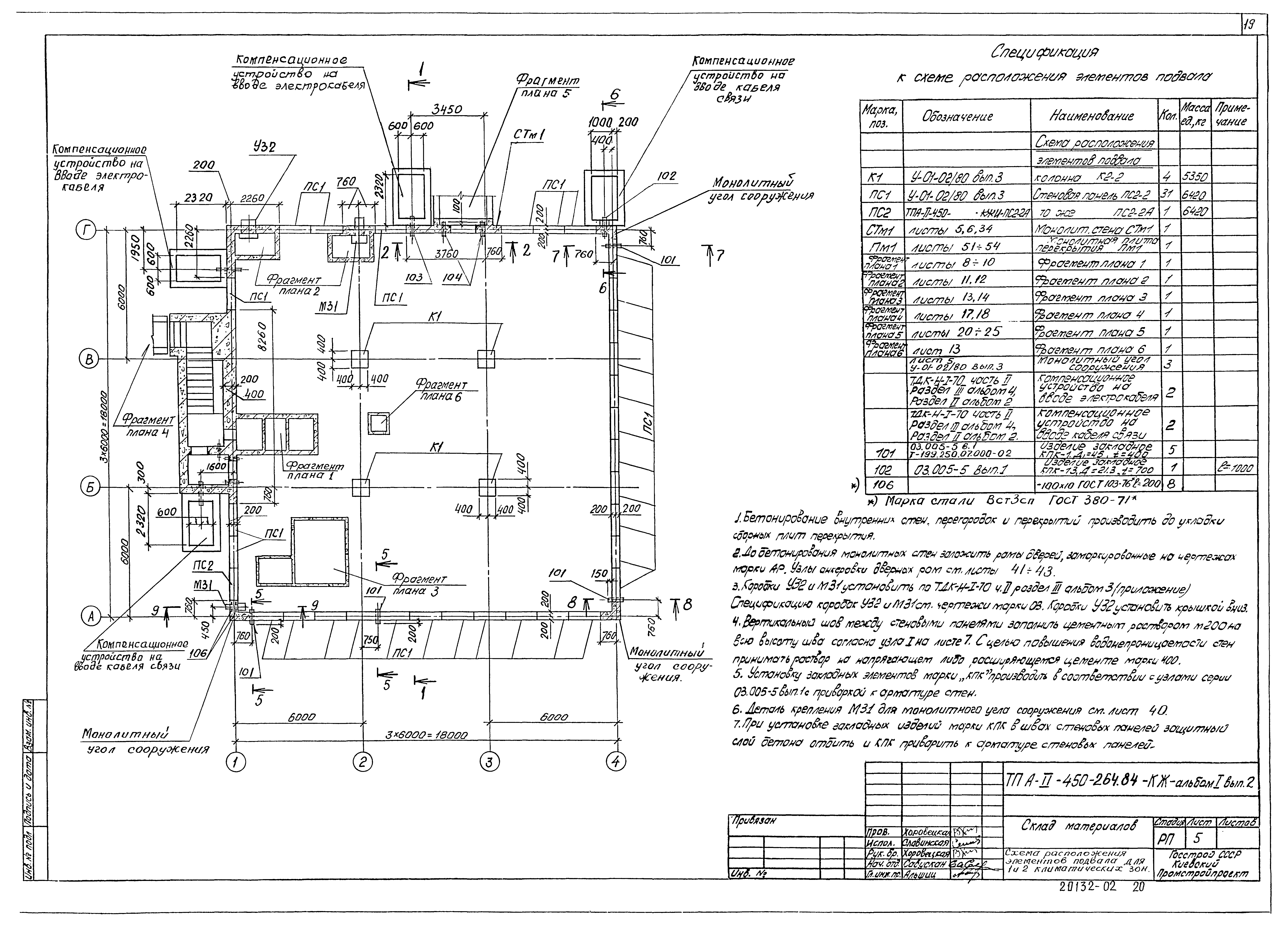 Типовой проект А-II-450-264.84