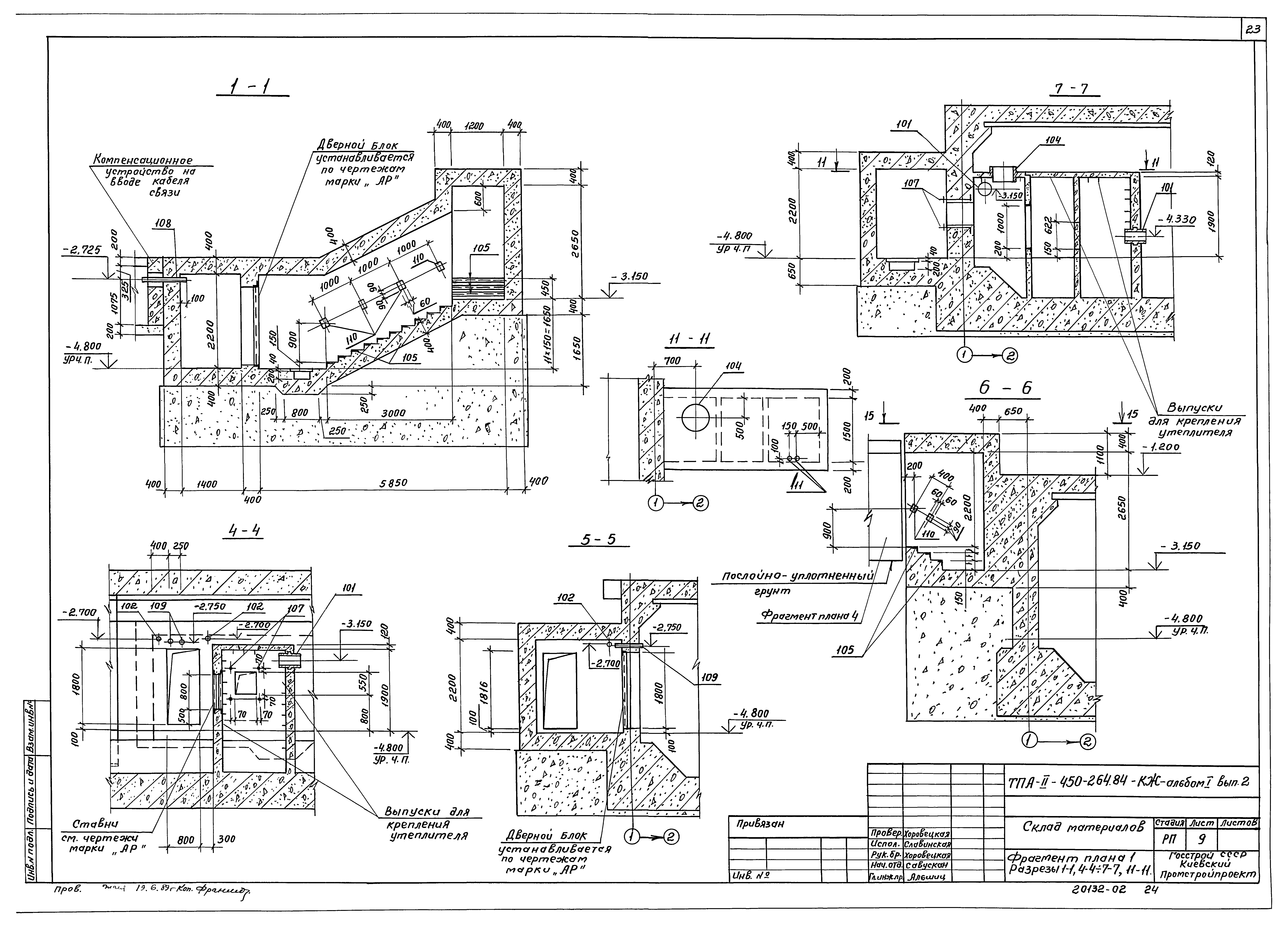 Типовой проект А-II-450-264.84
