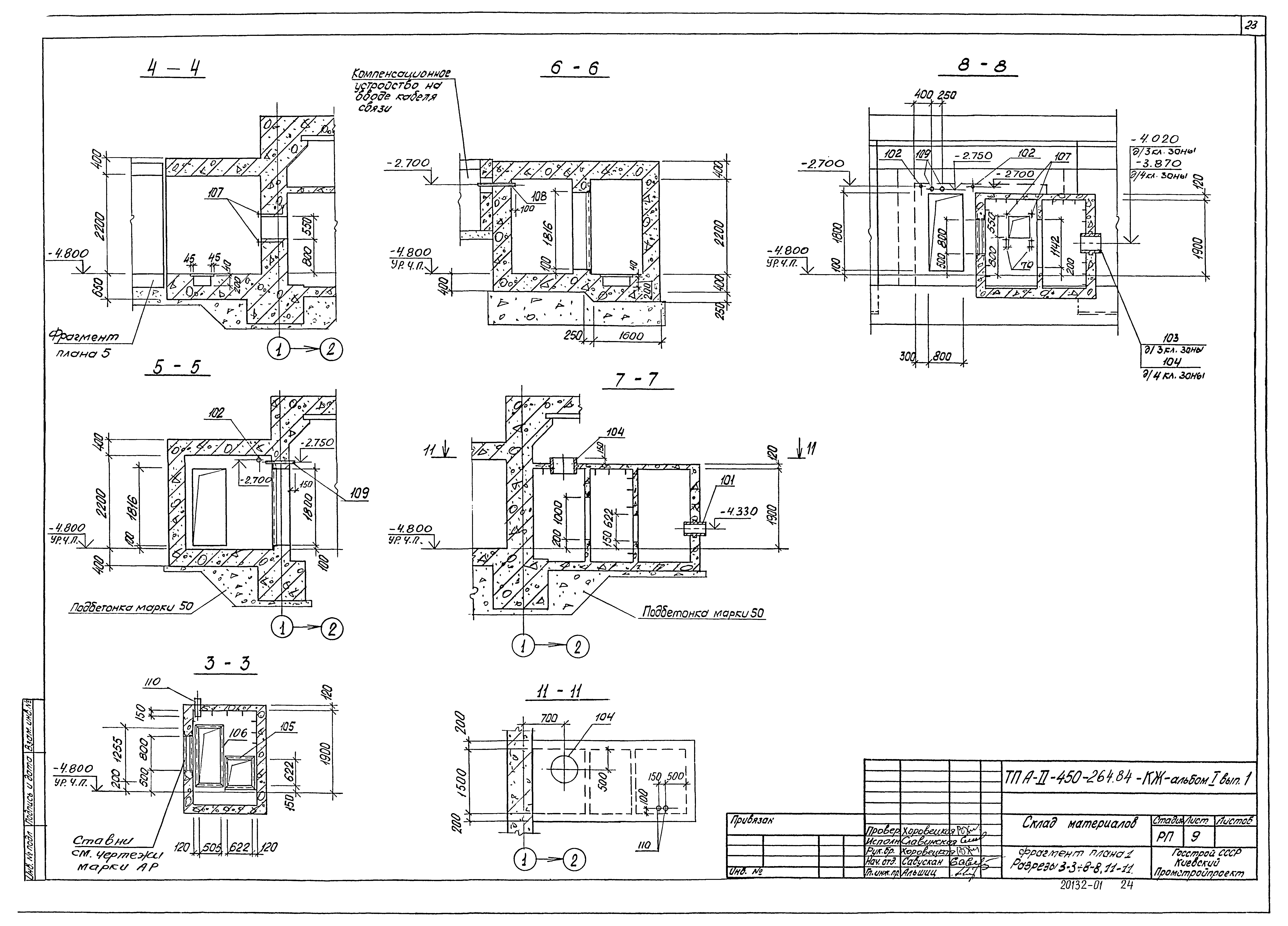 Типовой проект А-II-450-264.84