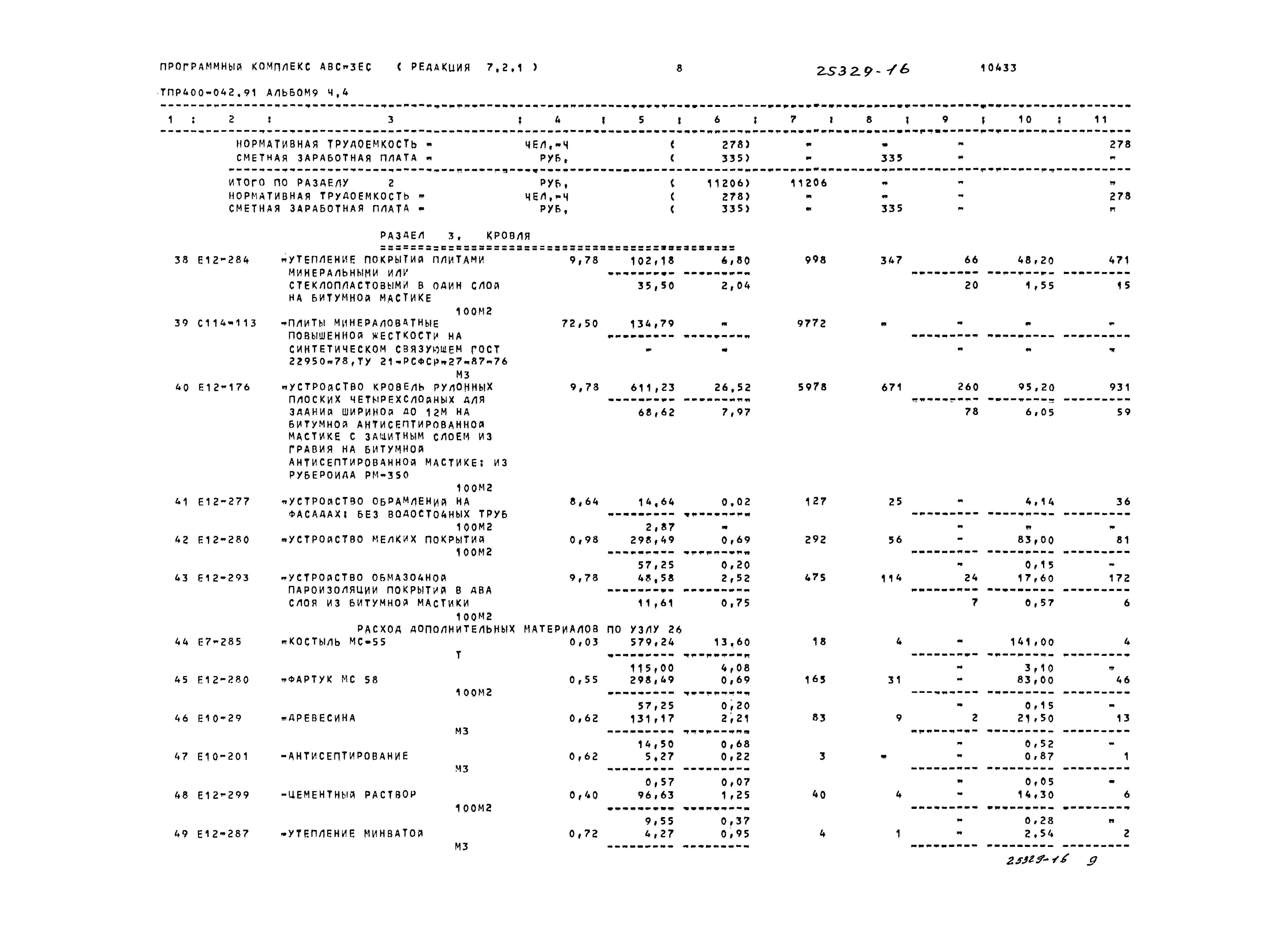 Типовые проектные решения 400-042.91