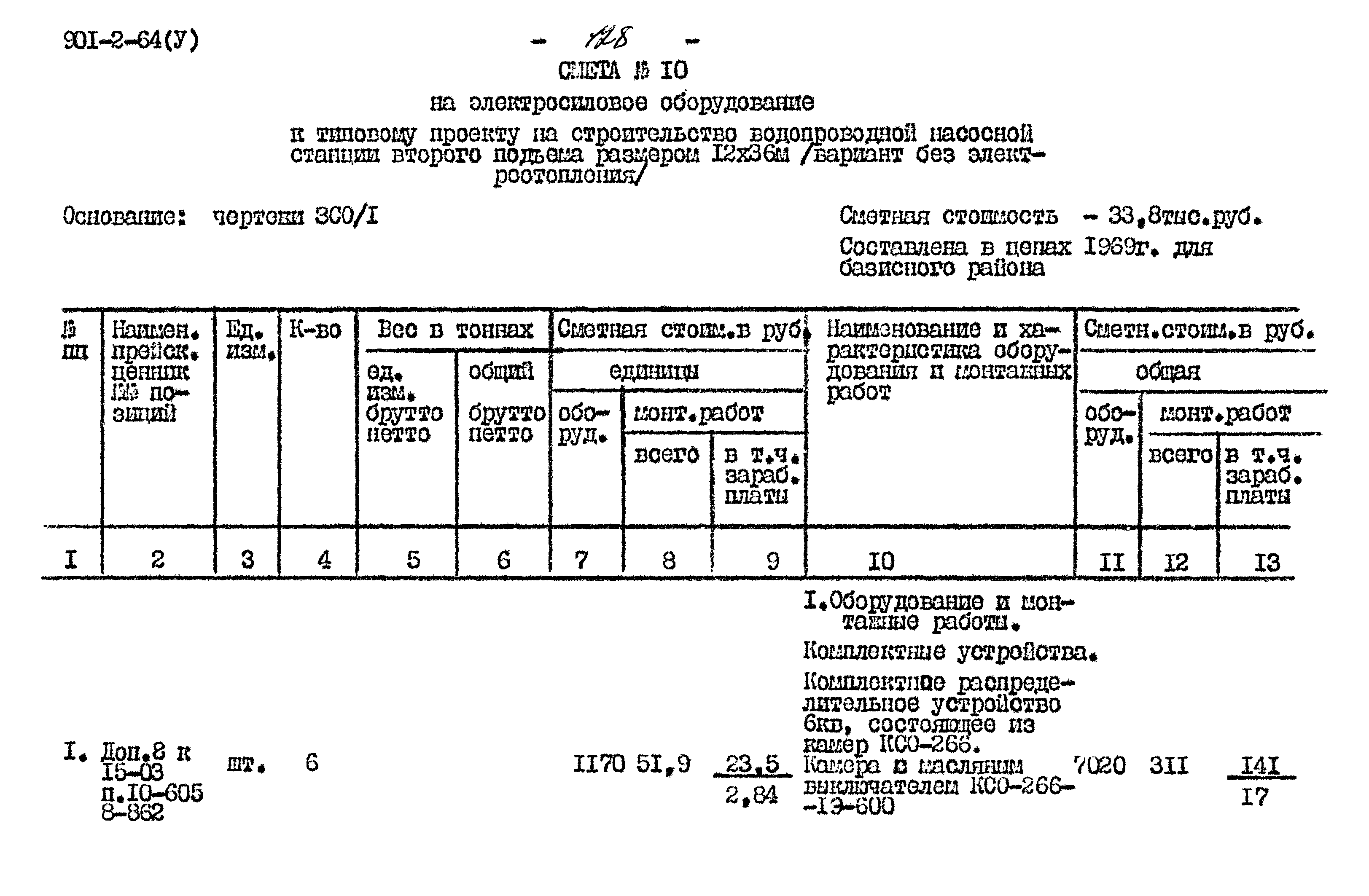 Типовой проект 901-2-64