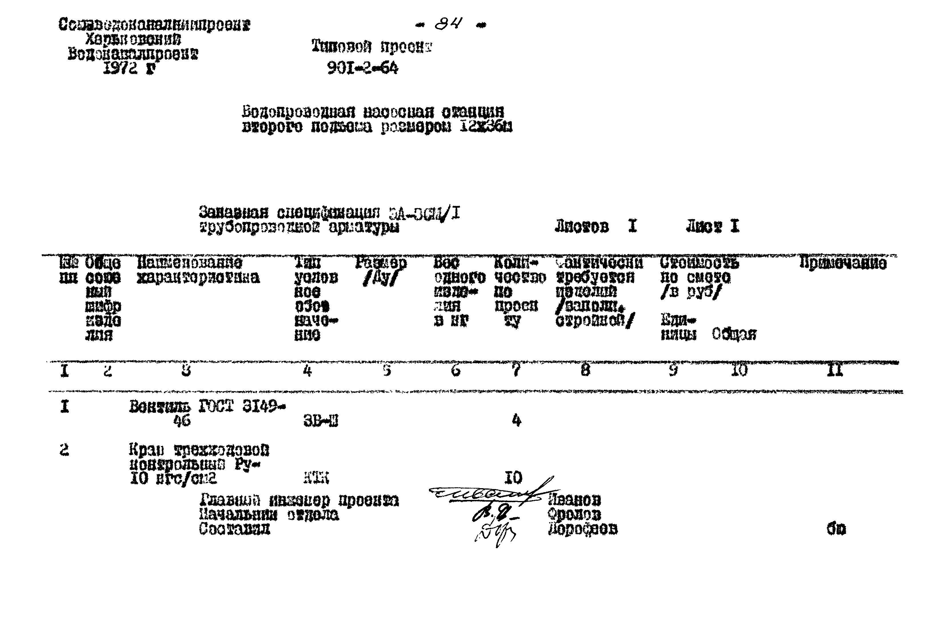 Типовой проект 901-2-64