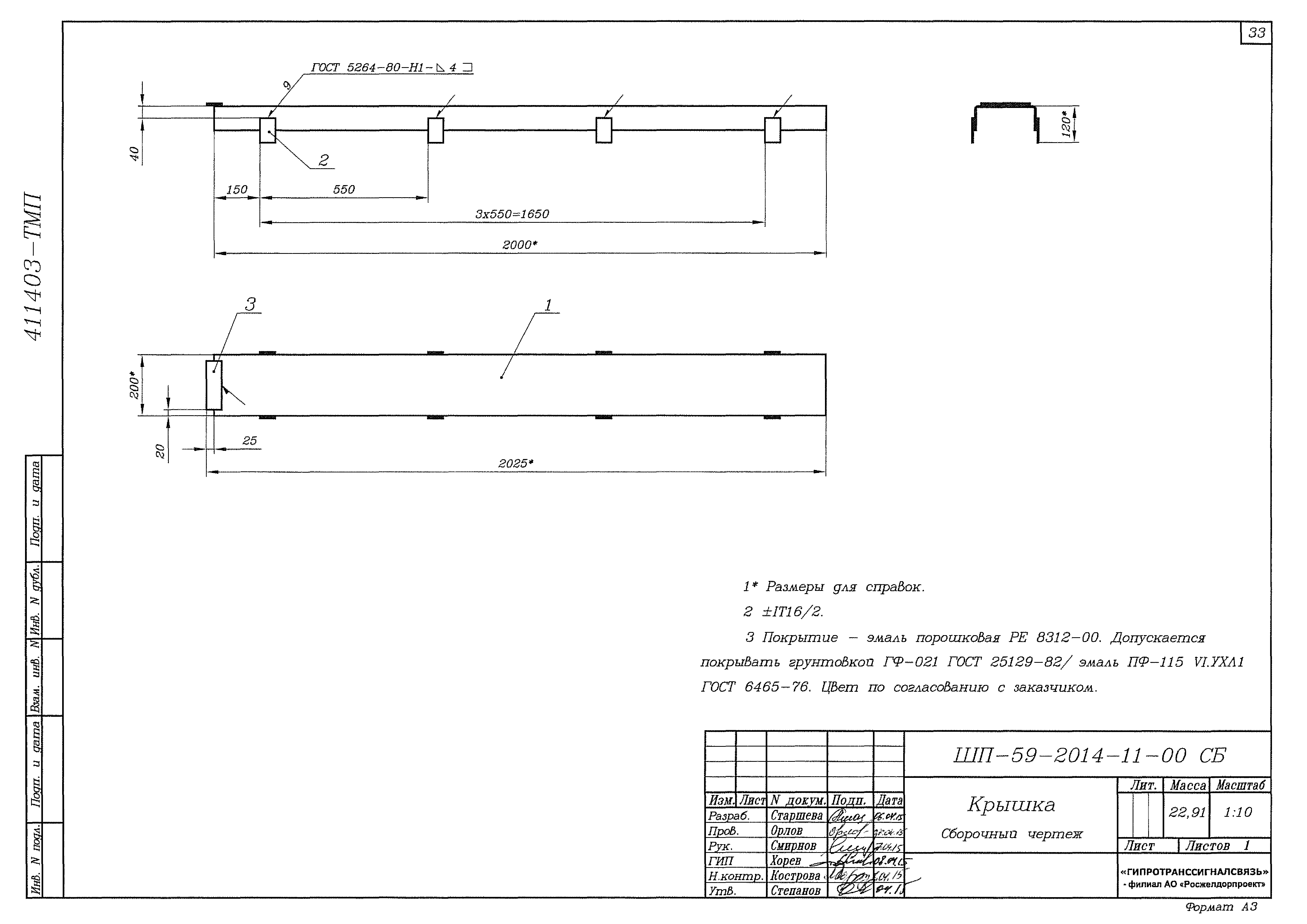 Типовые материалы для проектирования 411403-ТМП