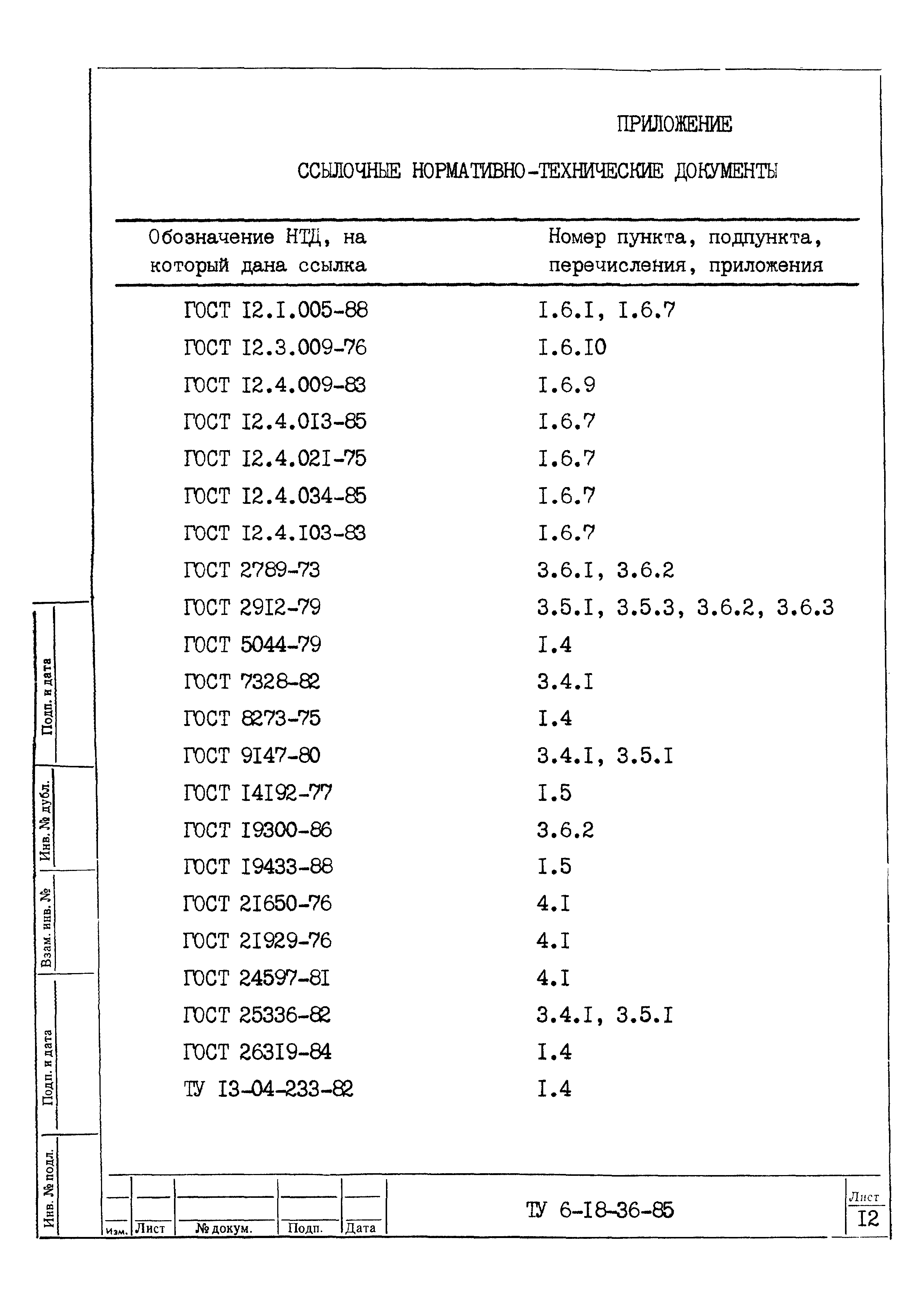 ТУ 6-18-36-85