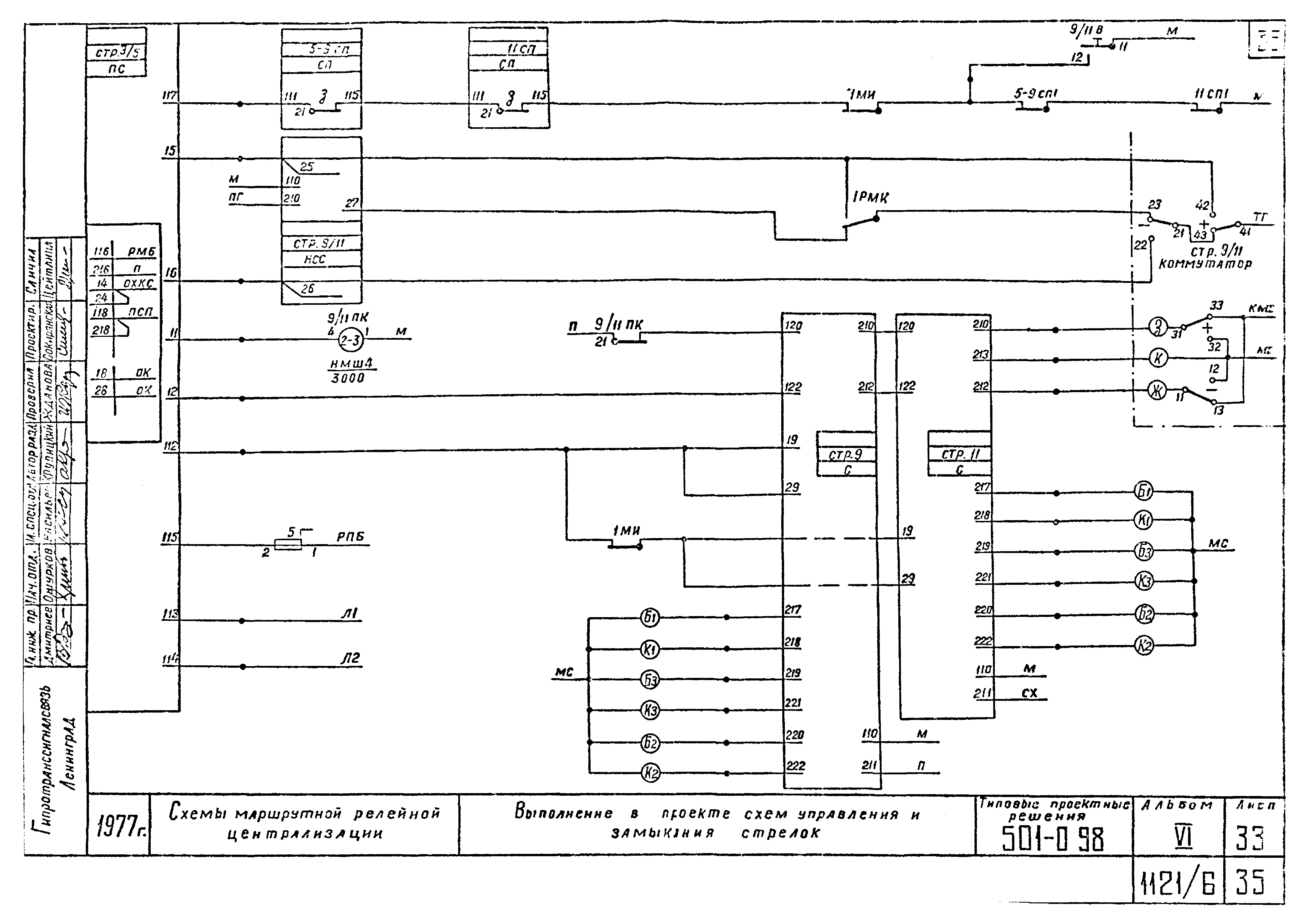 Типовые проектные решения 501-0-98