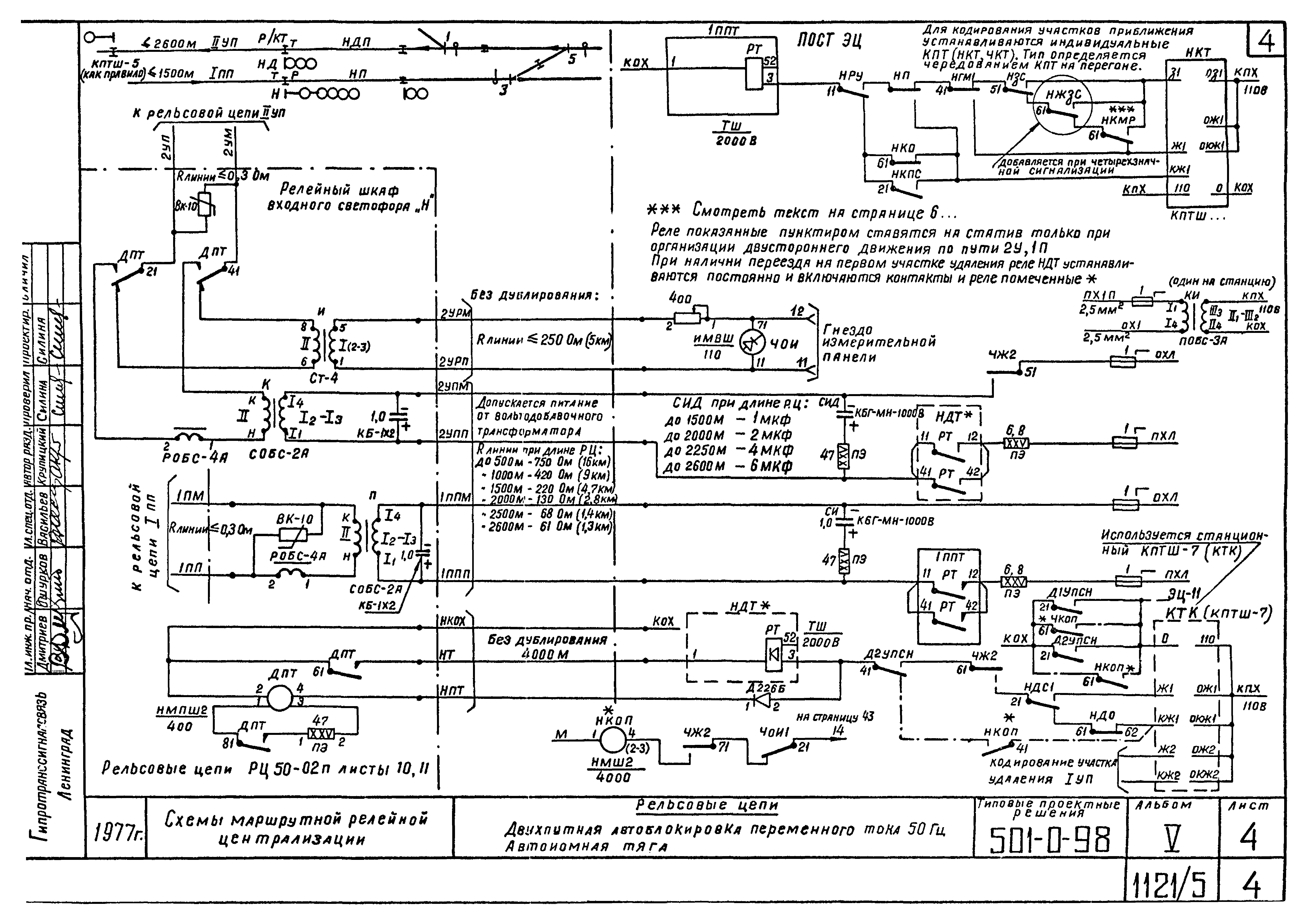 Типовые проектные решения 501-0-98