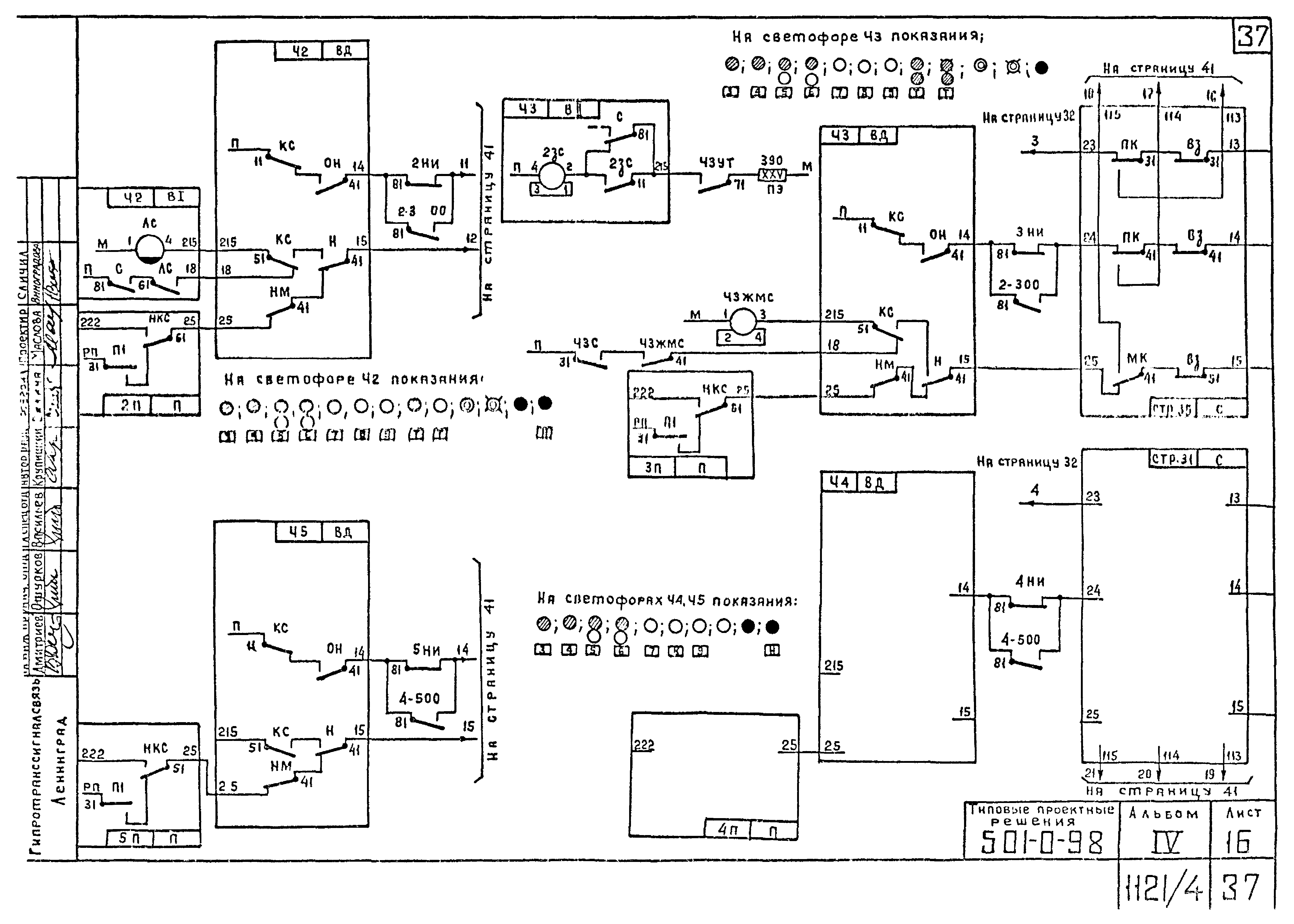 Типовые проектные решения 501-0-98