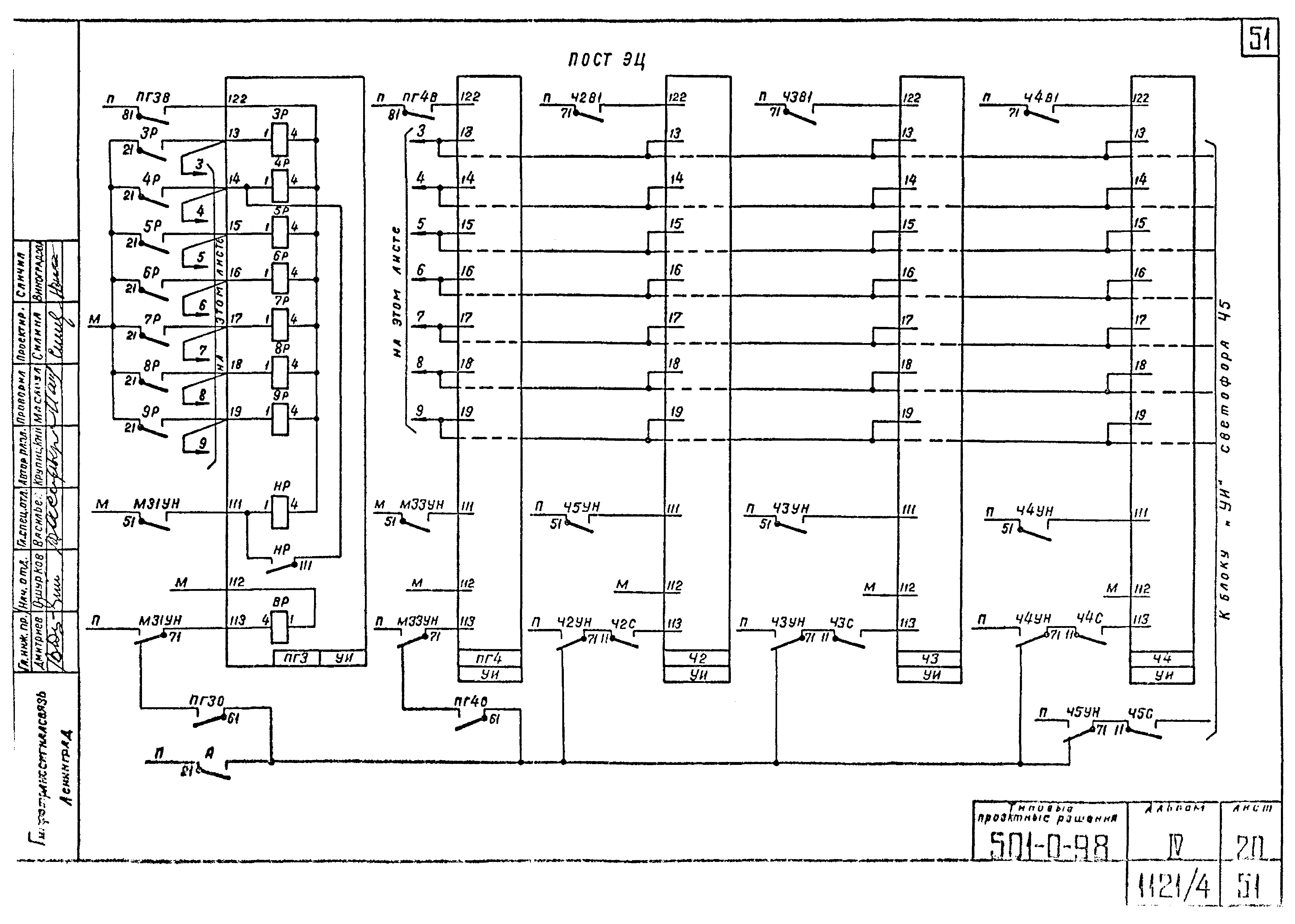 Типовые проектные решения 501-0-98