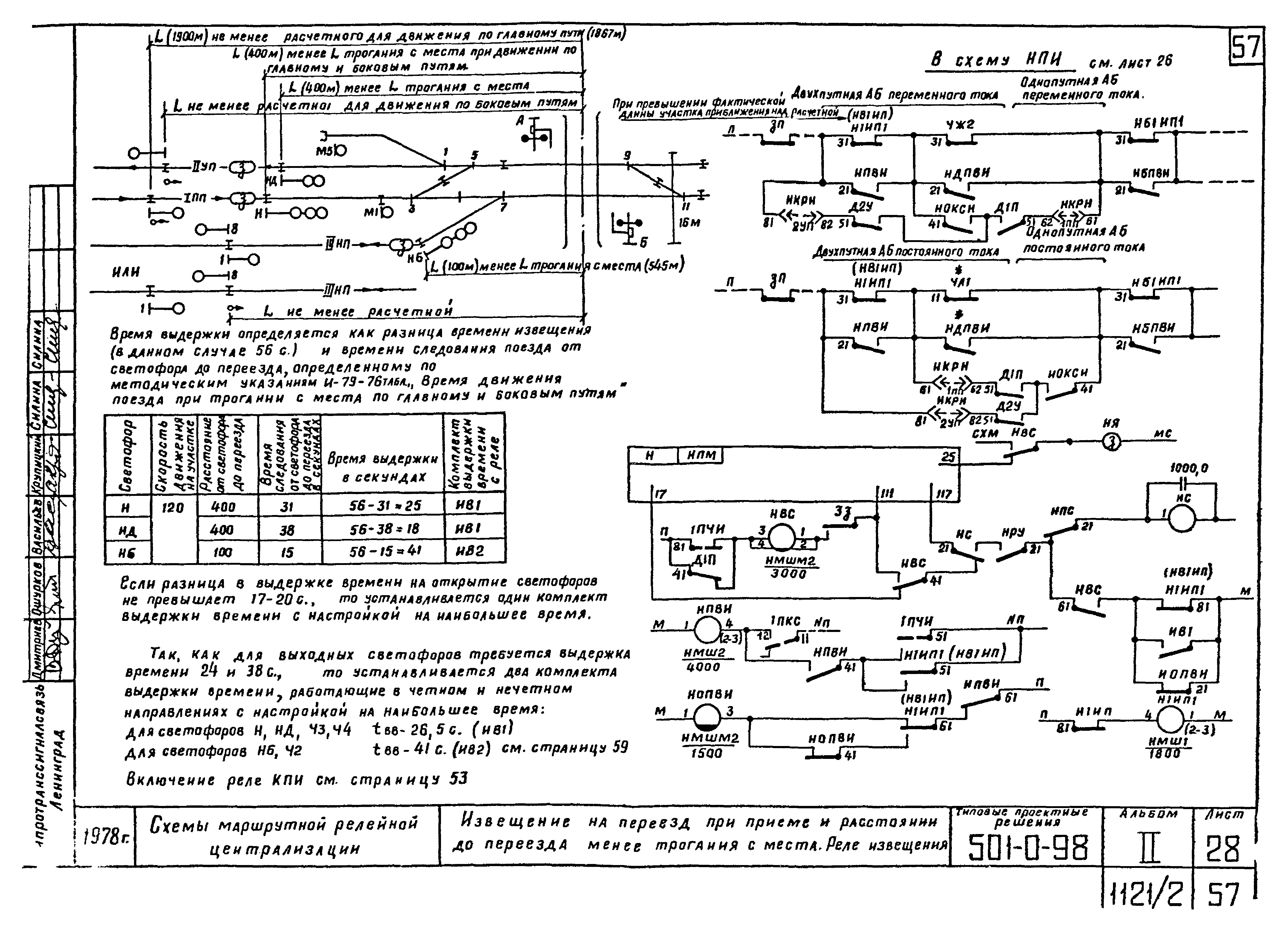 Типовые проектные решения 501-0-98