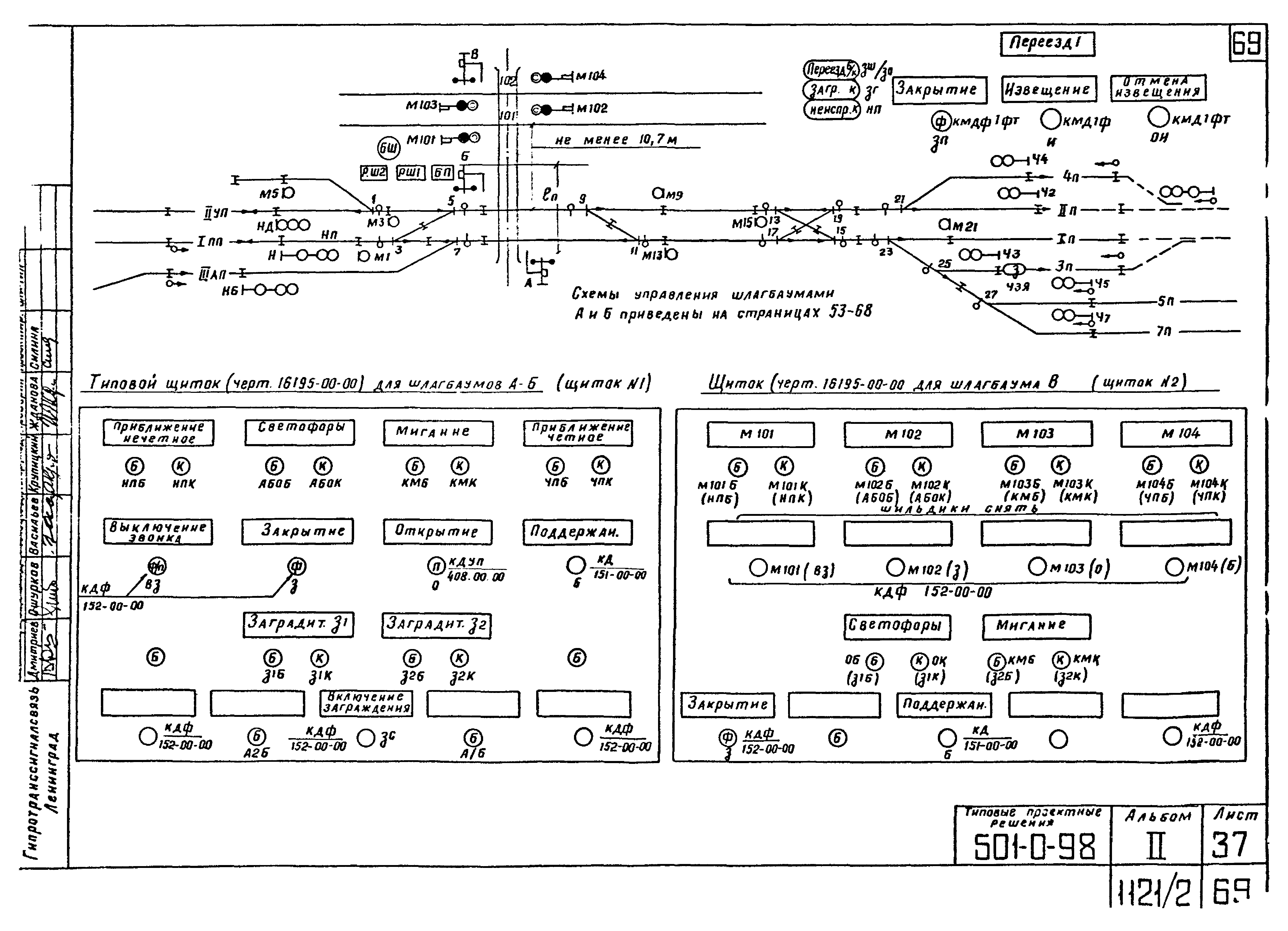 Типовые проектные решения 501-0-98