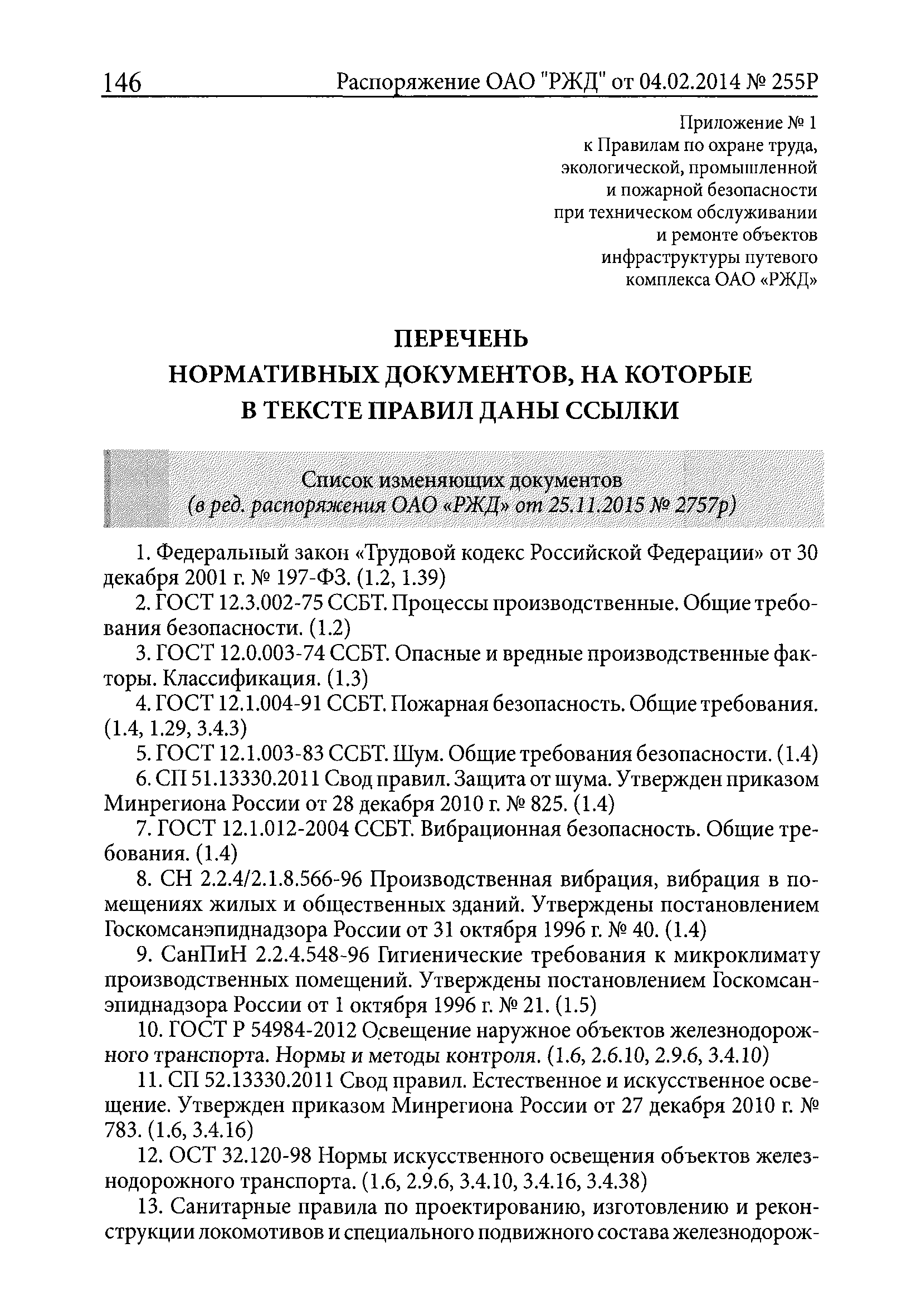 ПОТ РЖД 4100612-ЦП-ЦДРП-022-2013