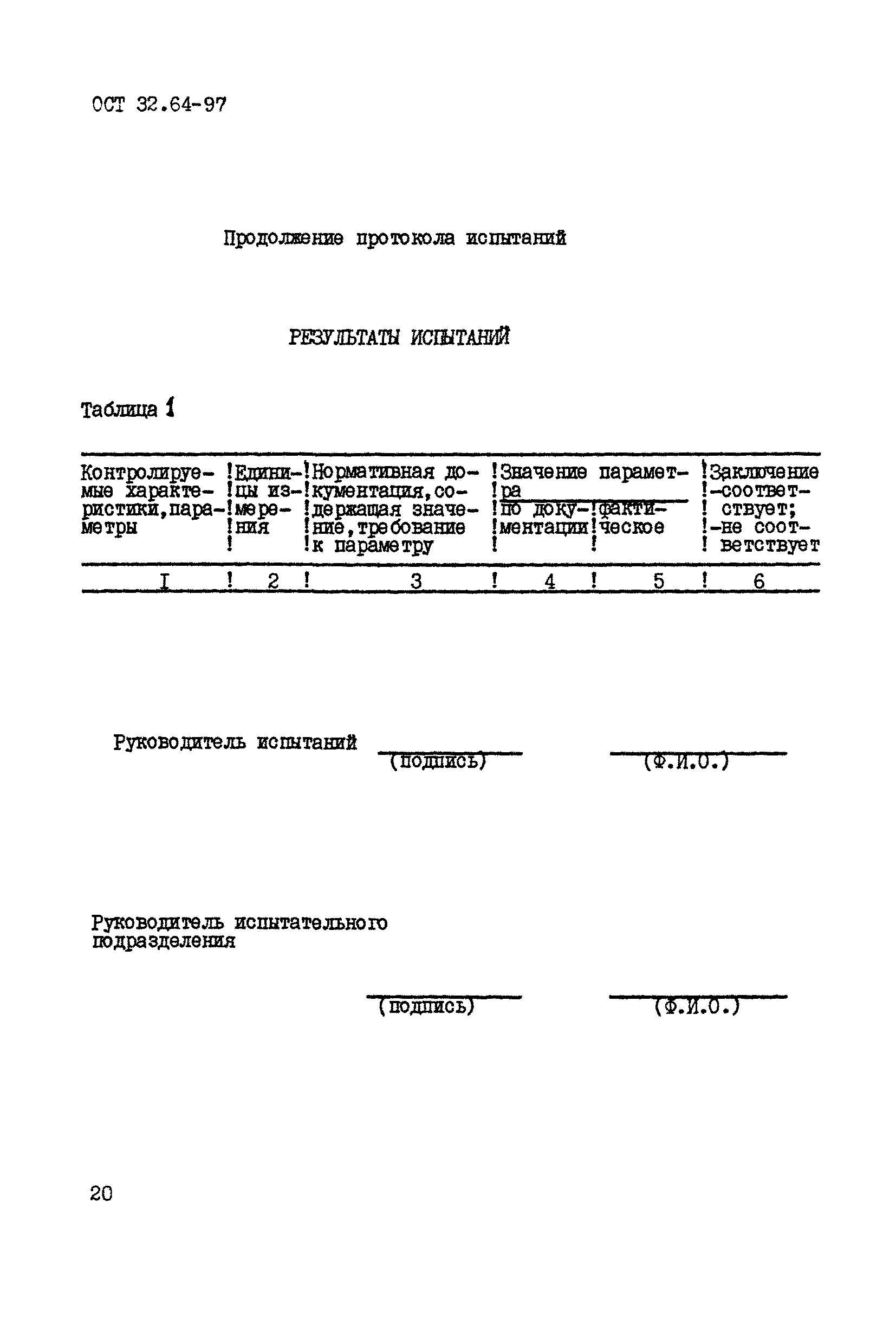 ОСТ 32.64-97