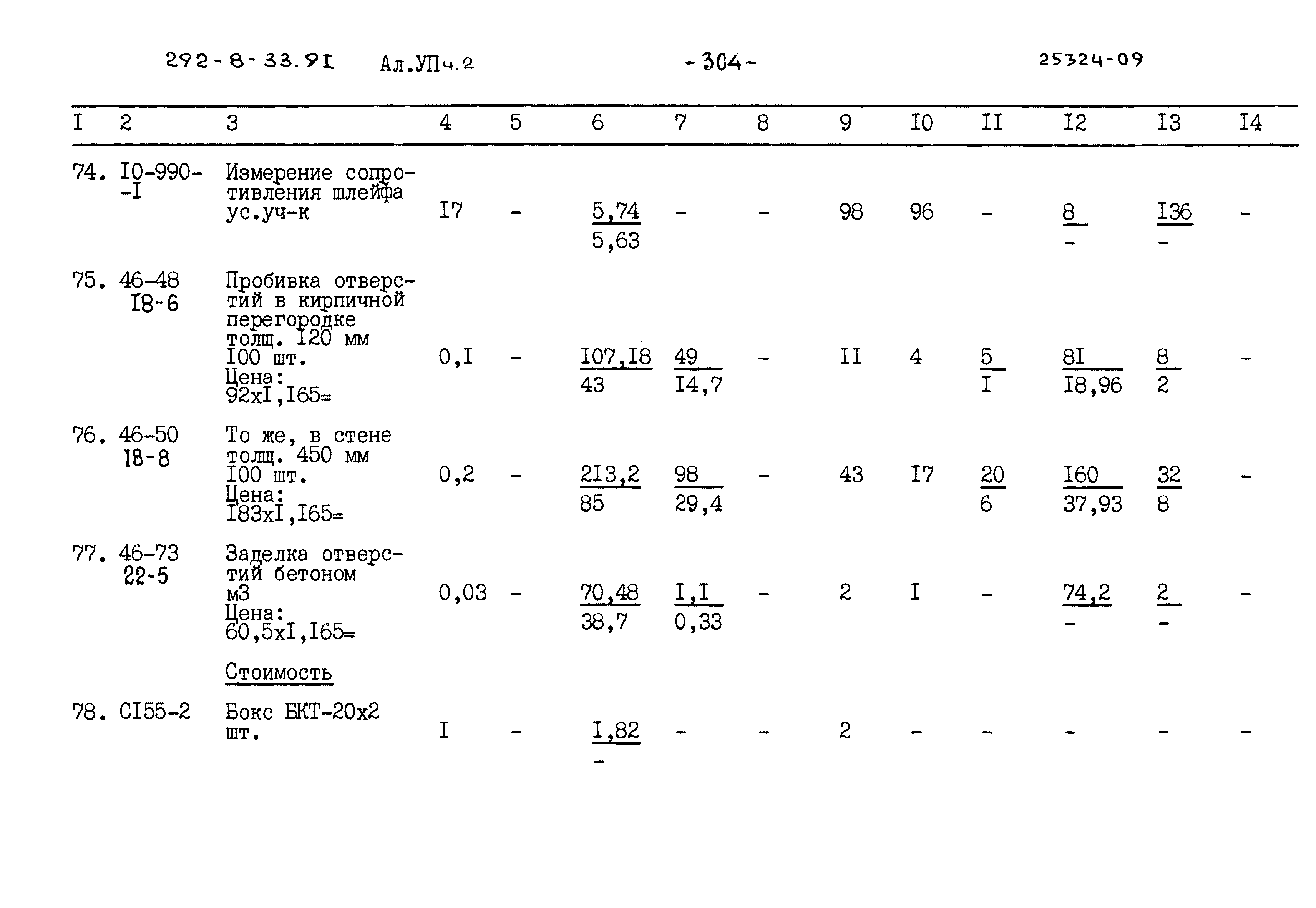 Типовой проект 292-8-33.91
