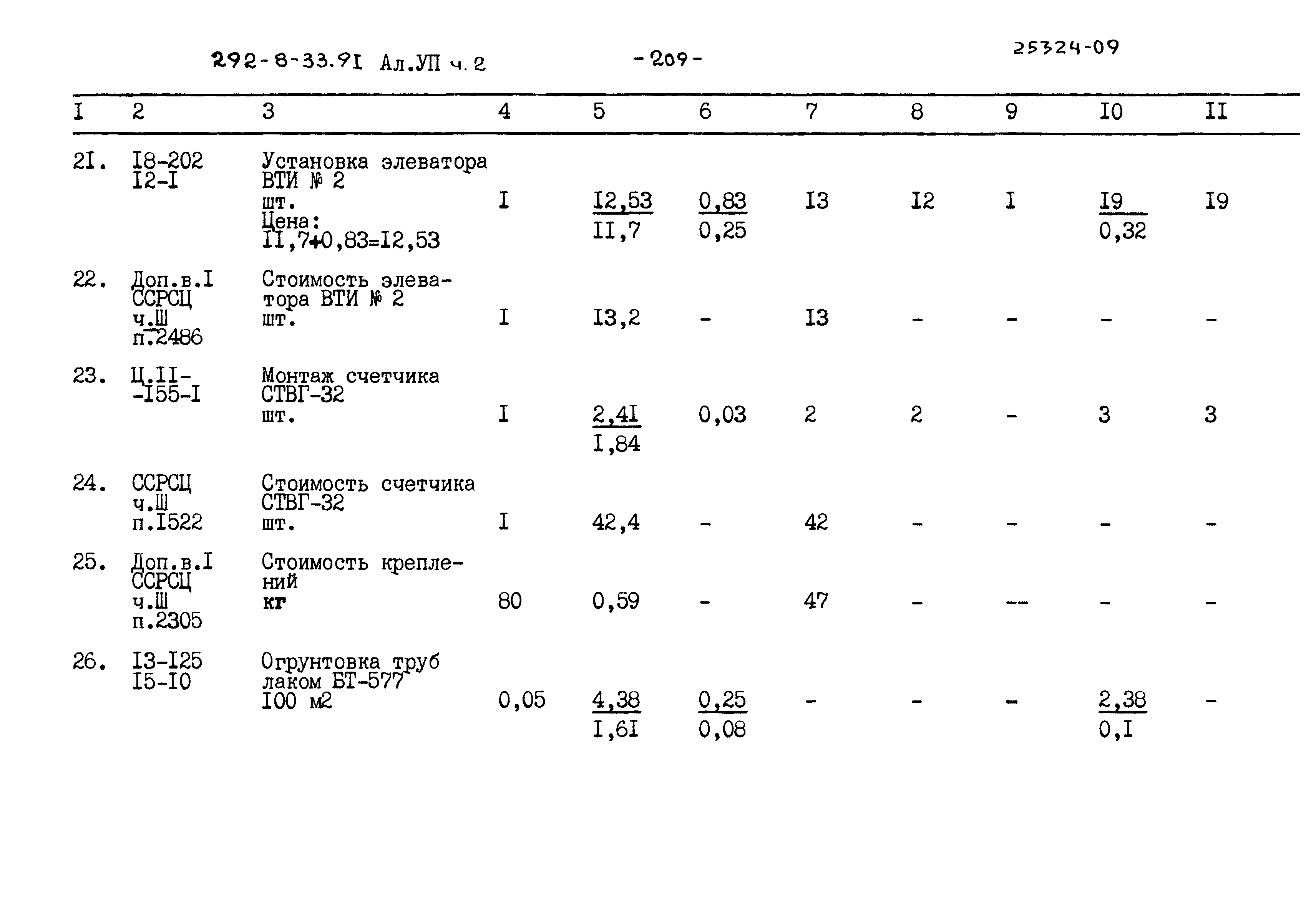 Типовой проект 292-8-33.91