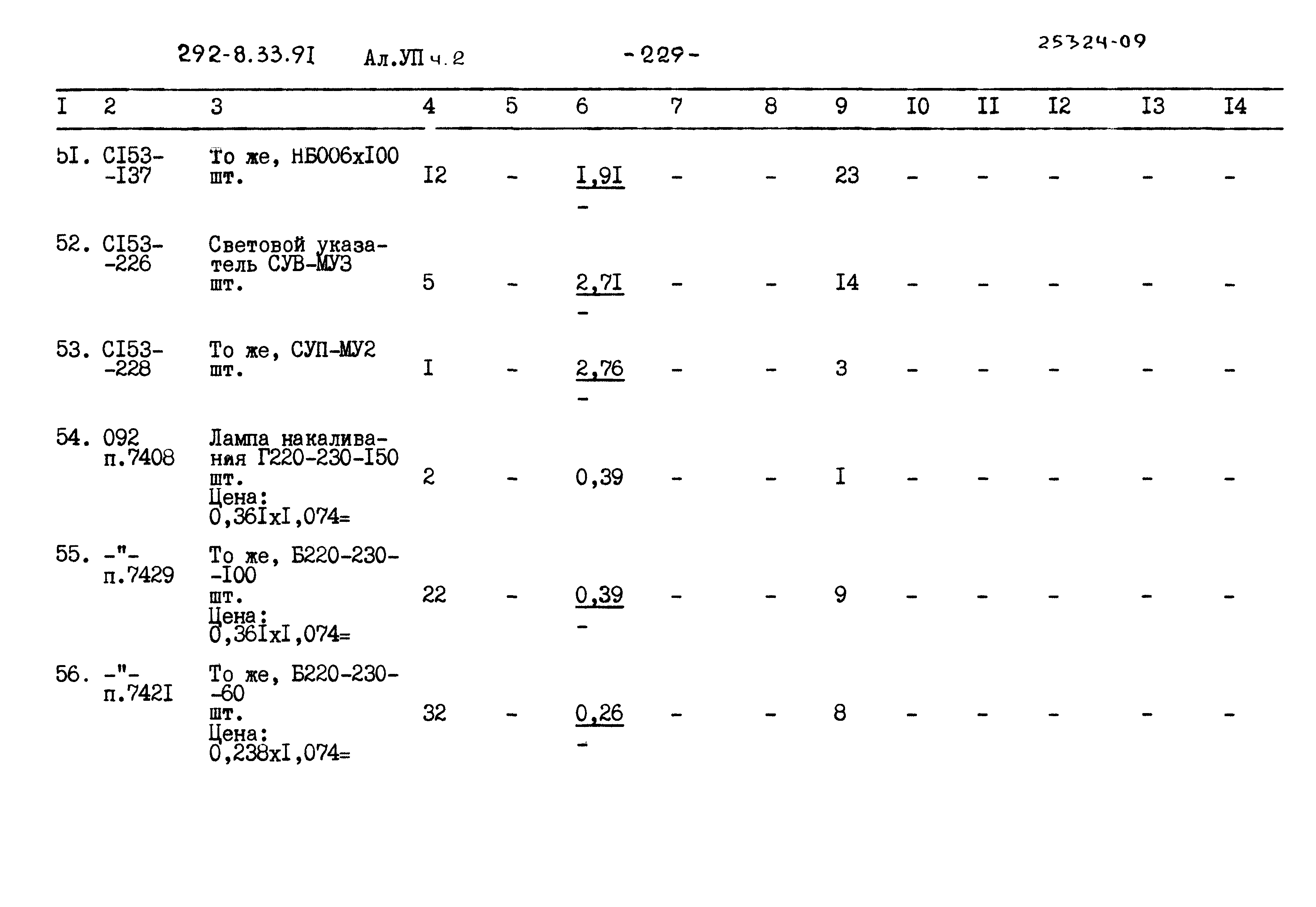Типовой проект 292-8-33.91