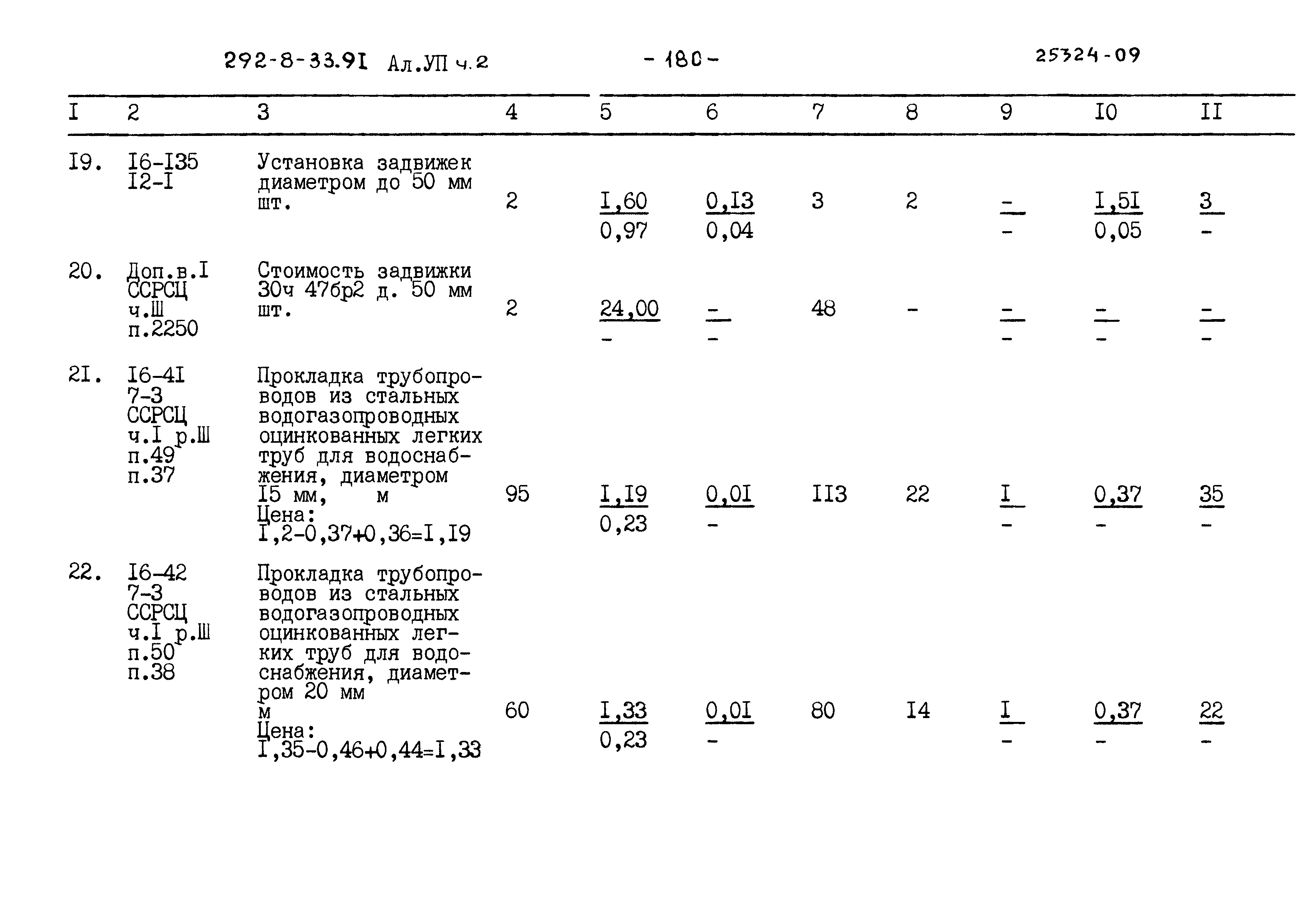 Типовой проект 292-8-33.91
