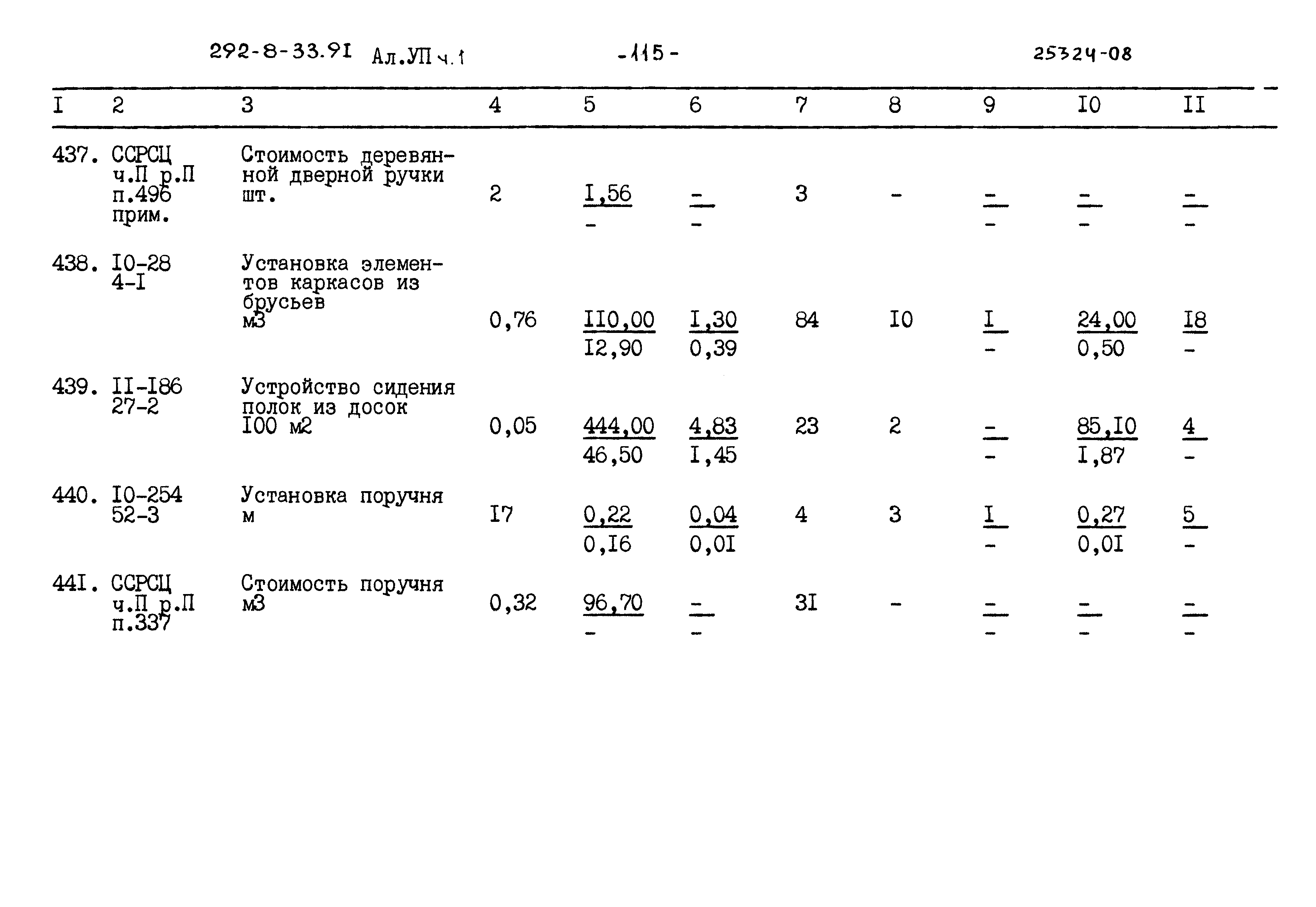 Типовой проект 292-8-33.91