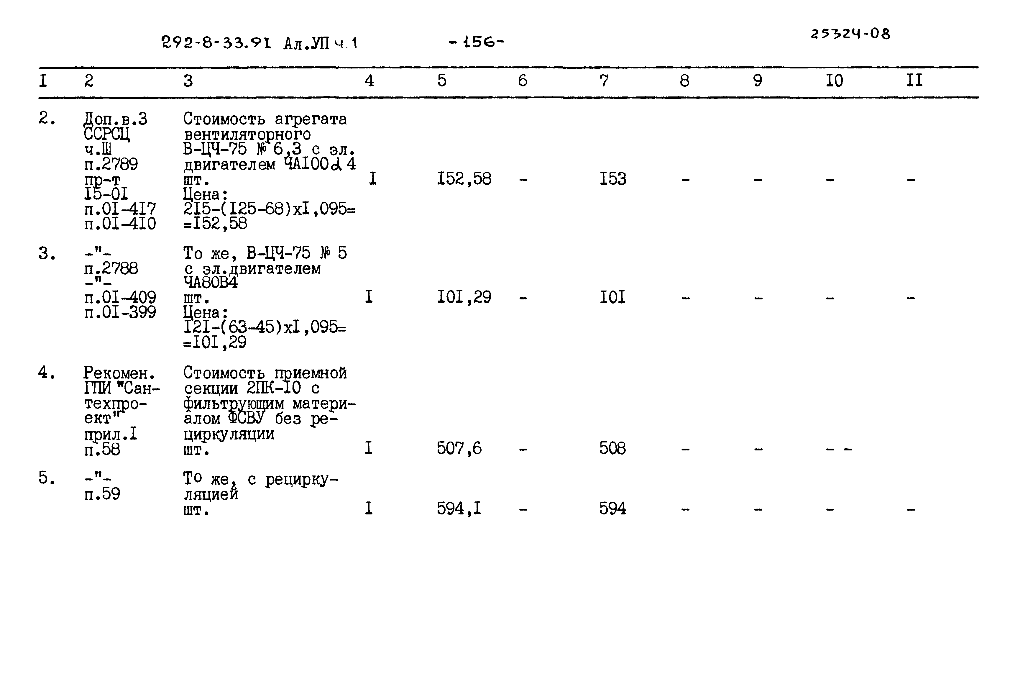 Типовой проект 292-8-33.91