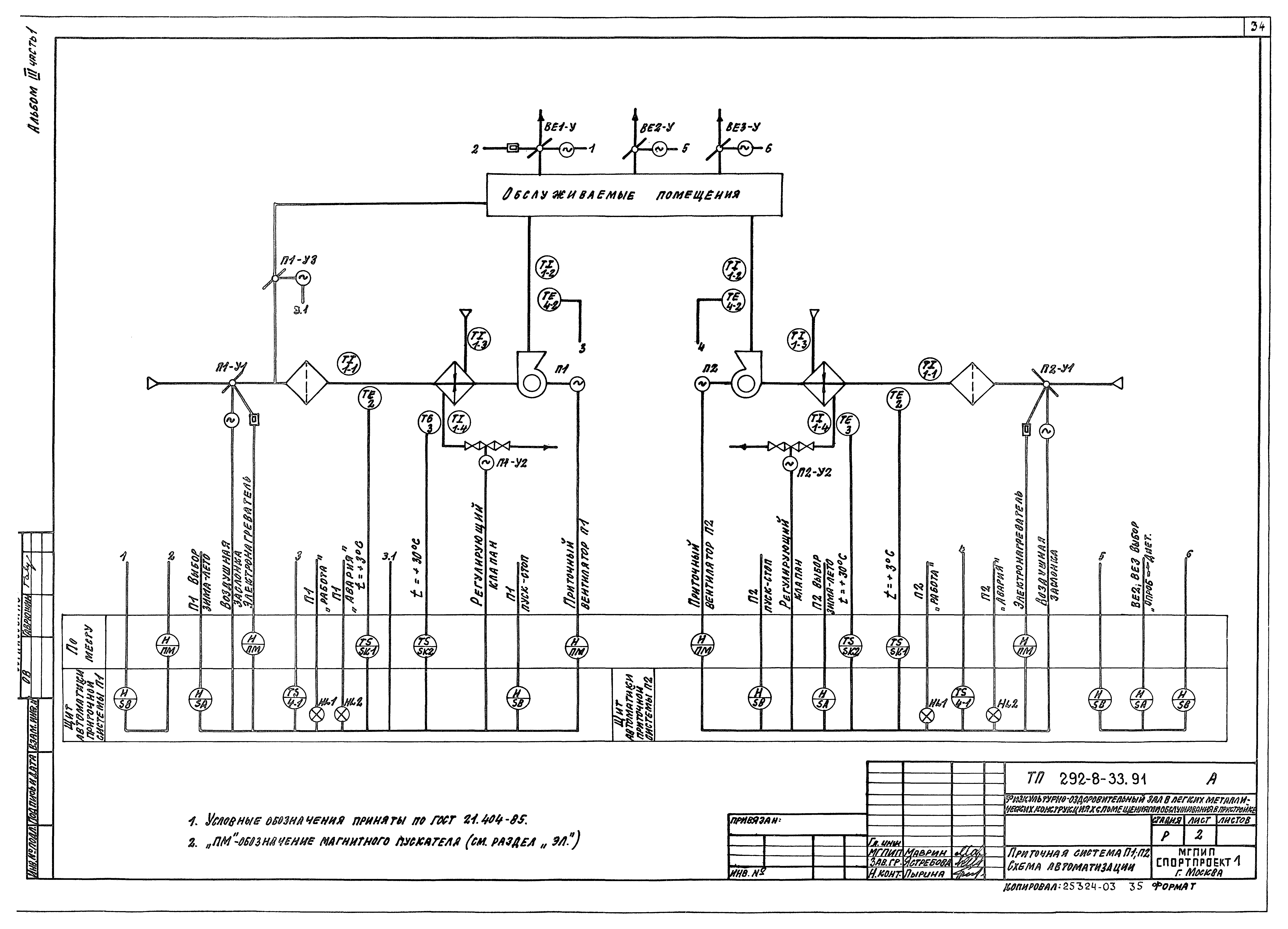 Типовой проект 292-8-33.91