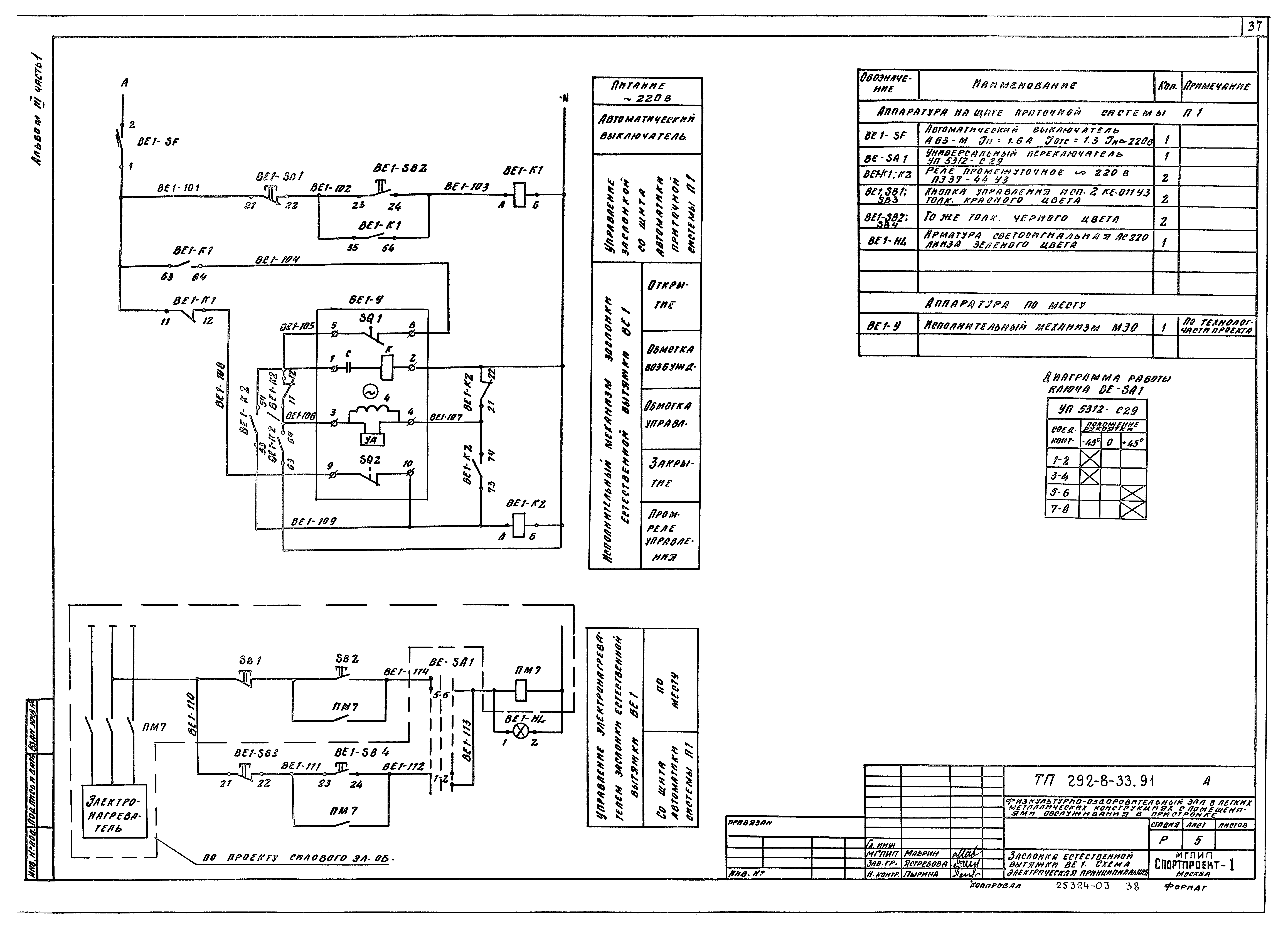 Типовой проект 292-8-33.91