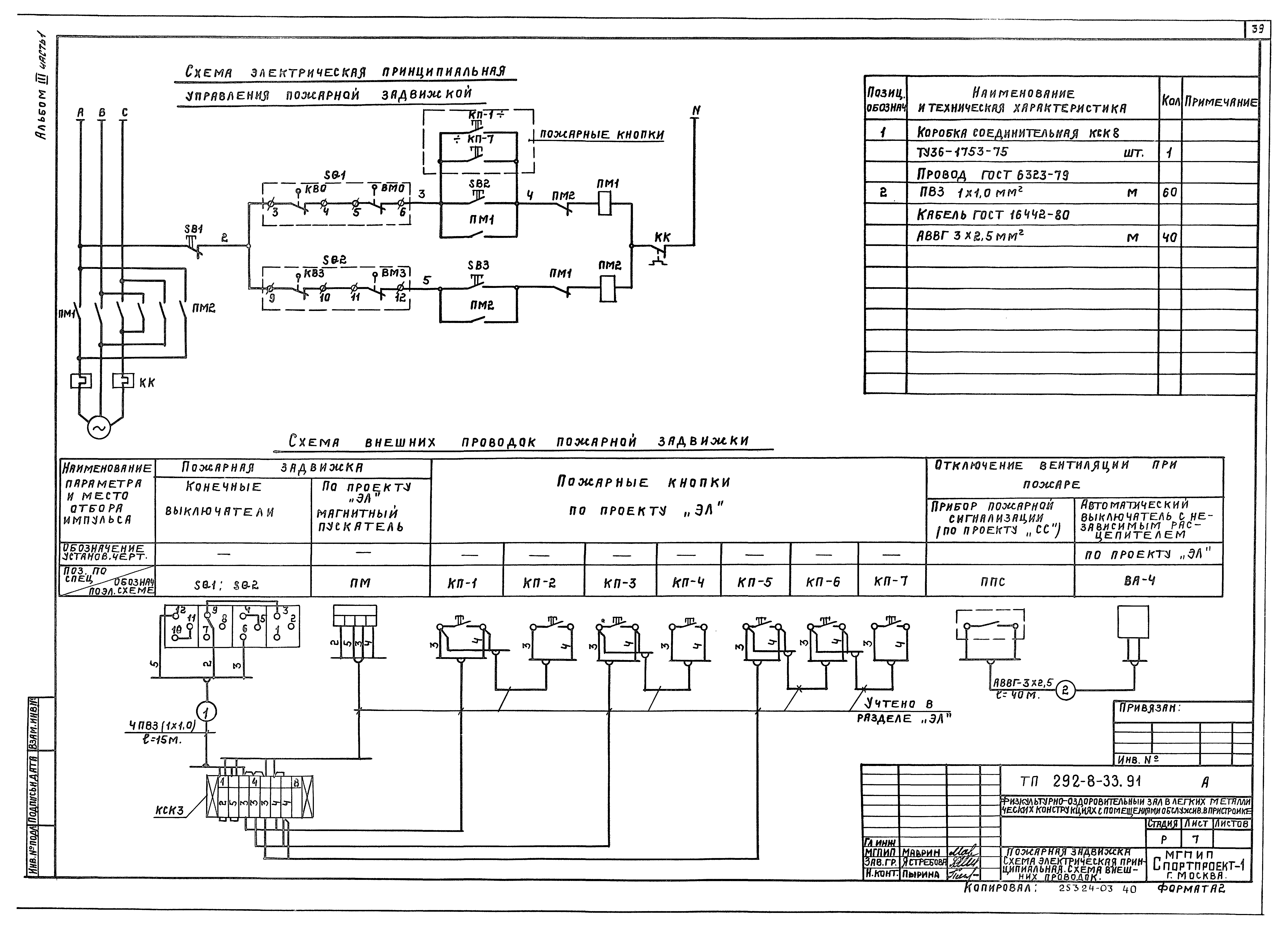Типовой проект 292-8-33.91