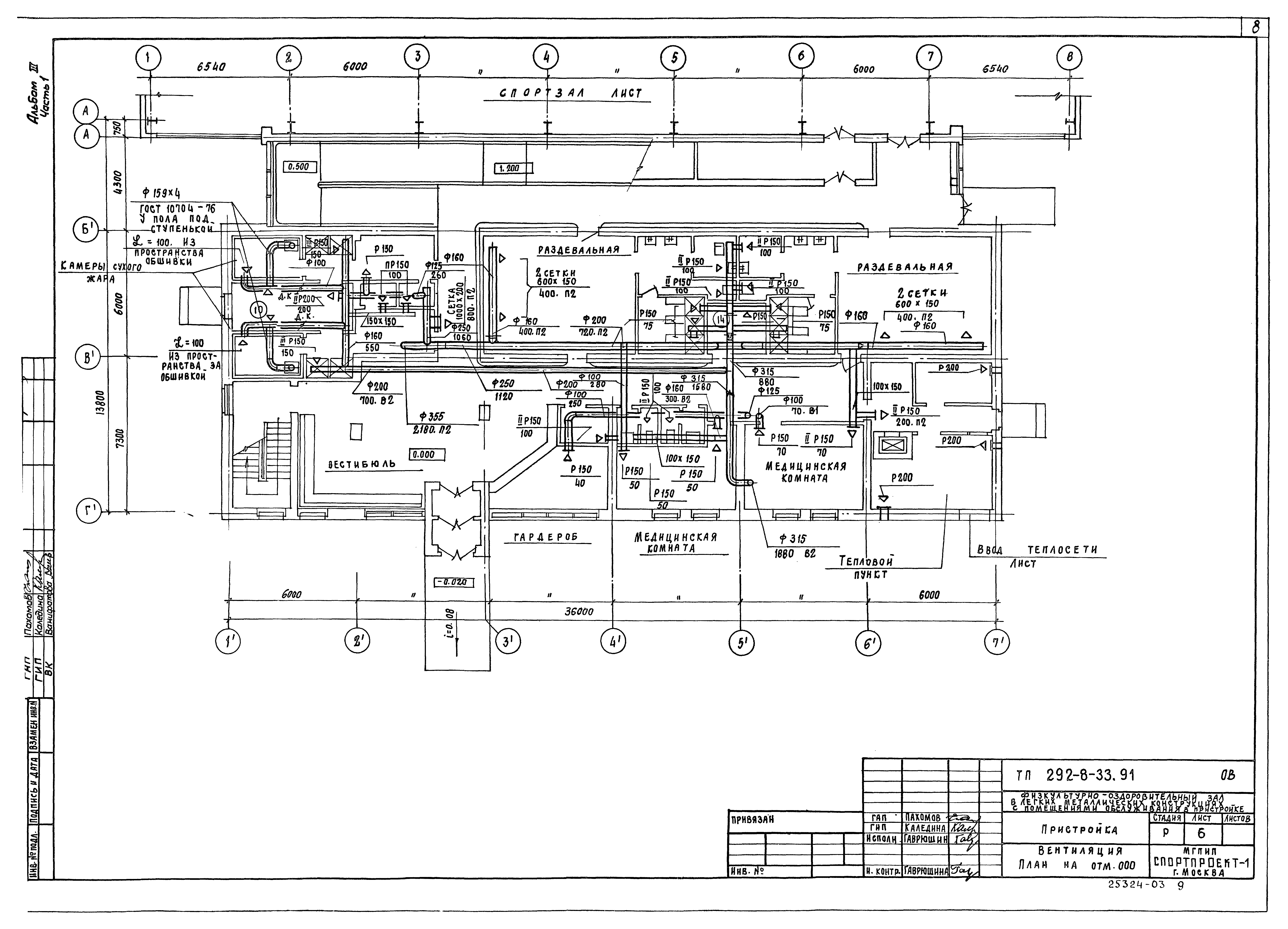 Типовой проект 292-8-33.91