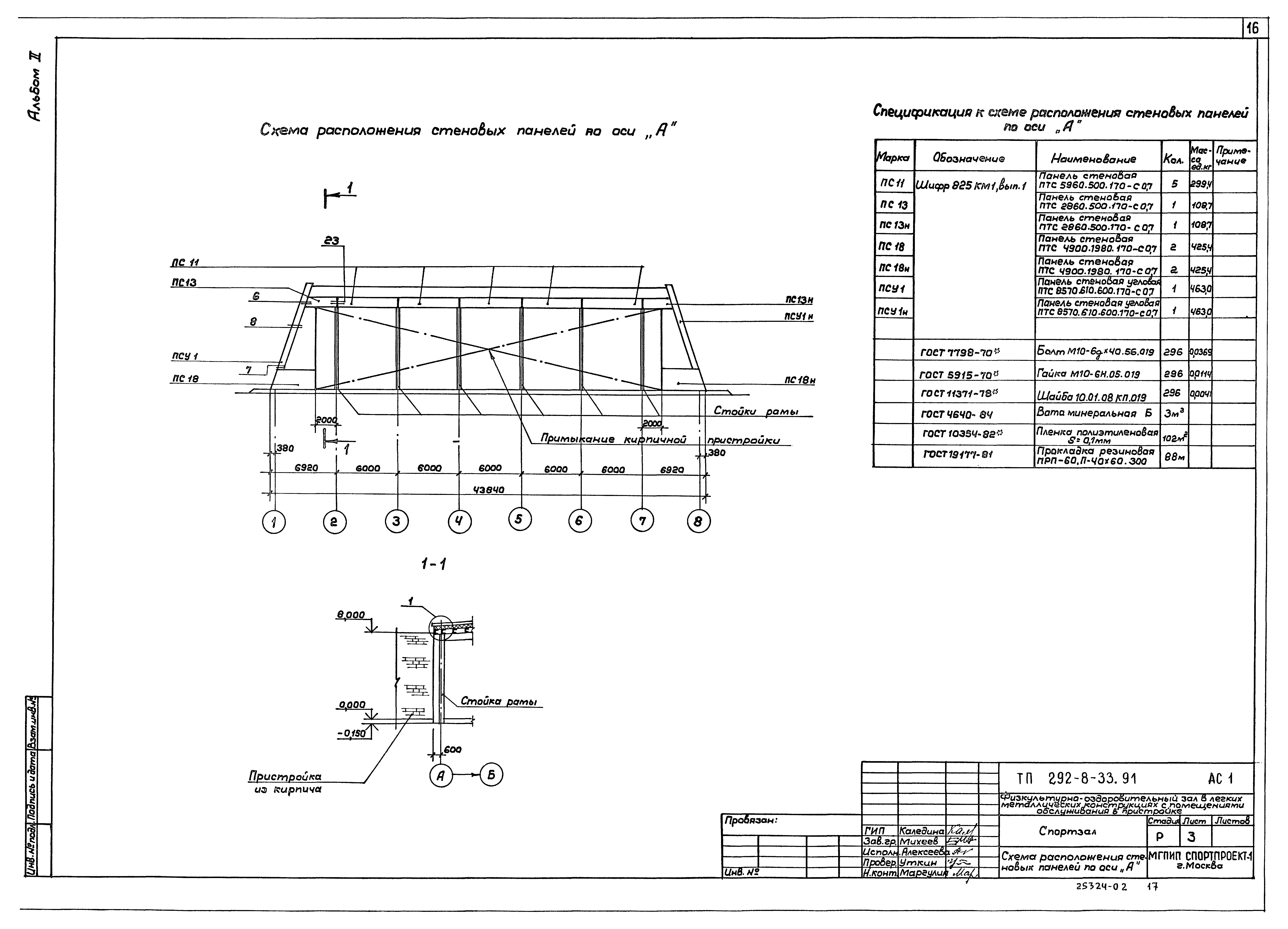 Типовой проект 292-8-33.91