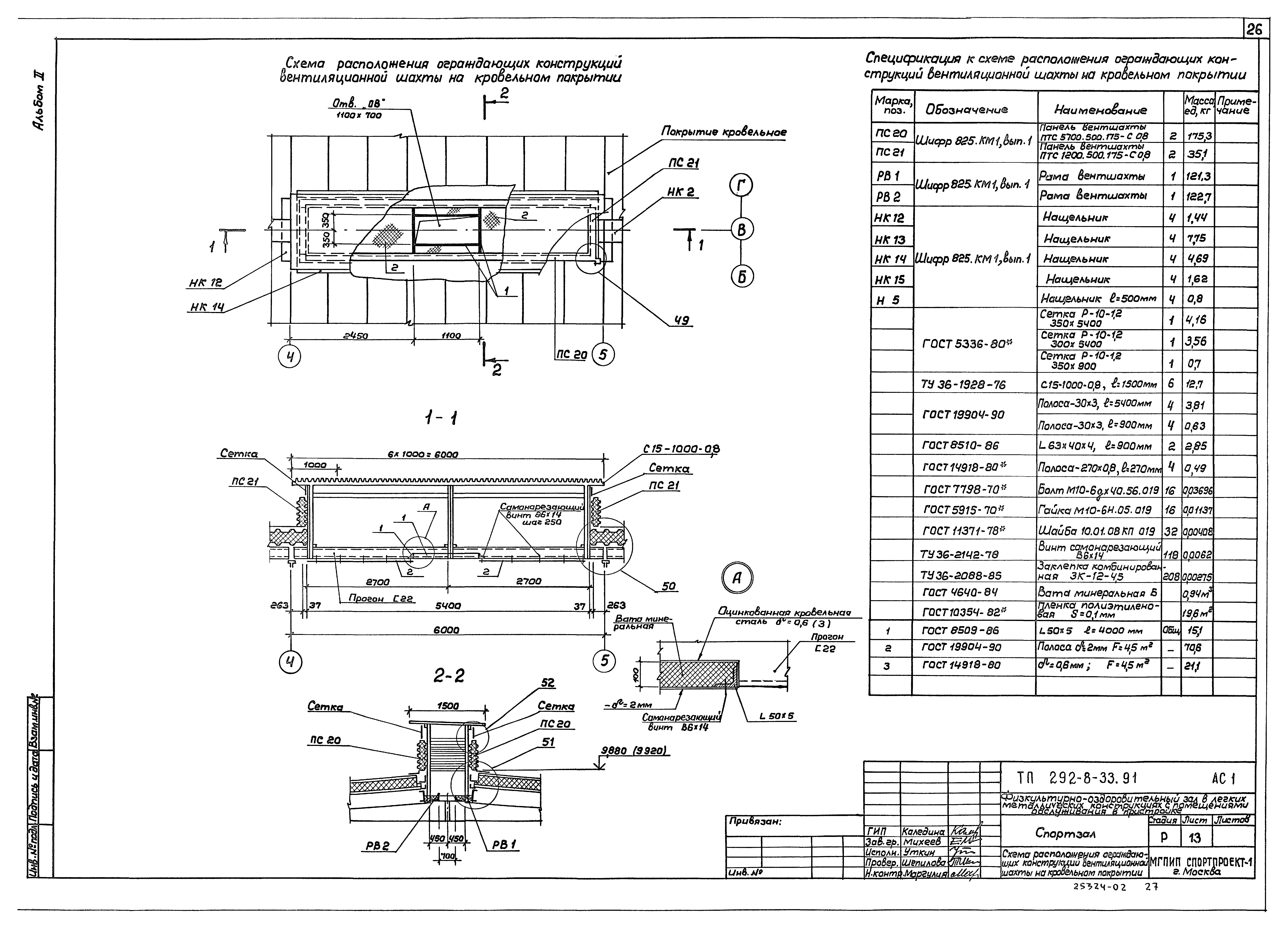 Типовой проект 292-8-33.91