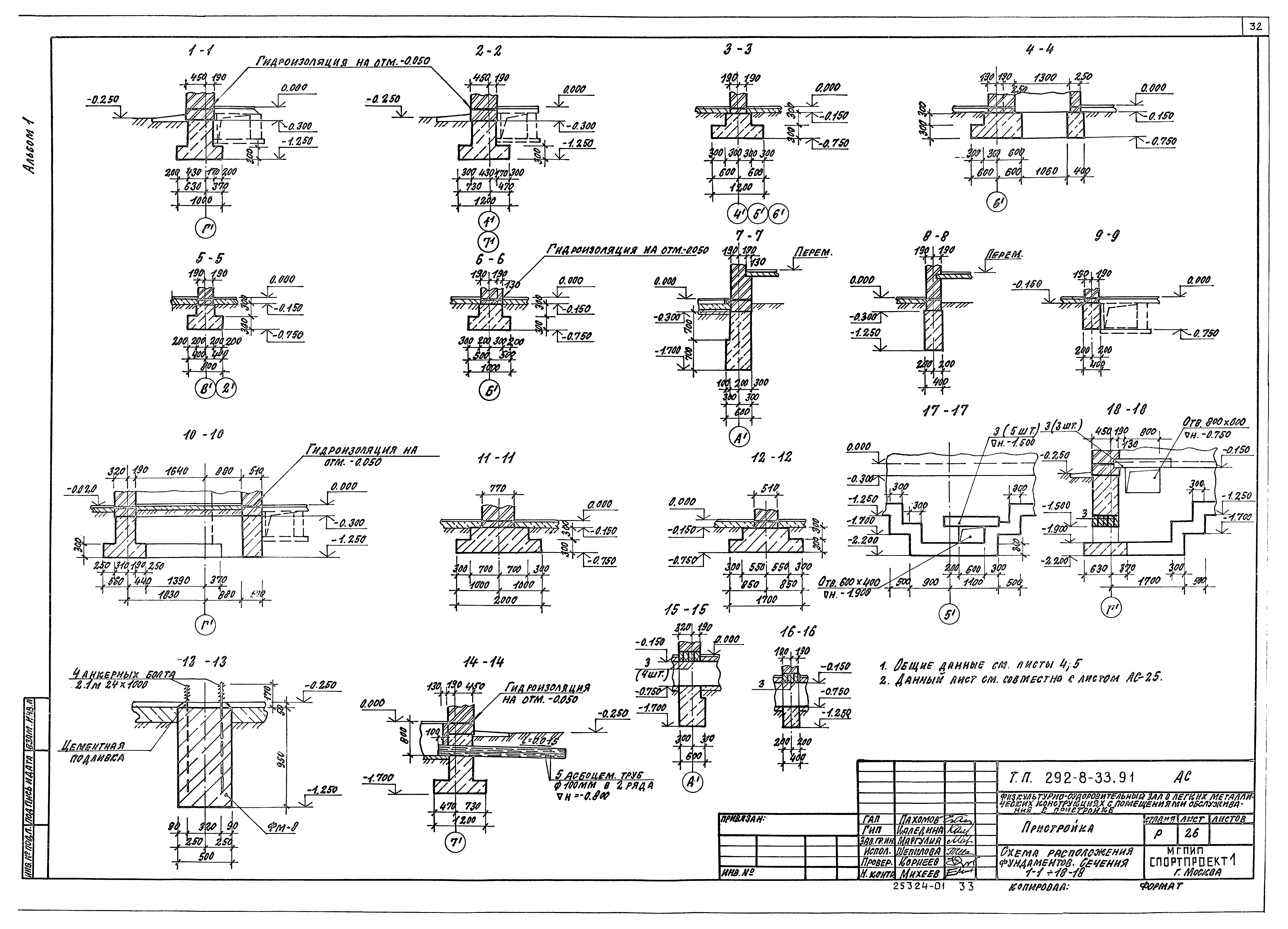 Типовой проект 292-8-33.91