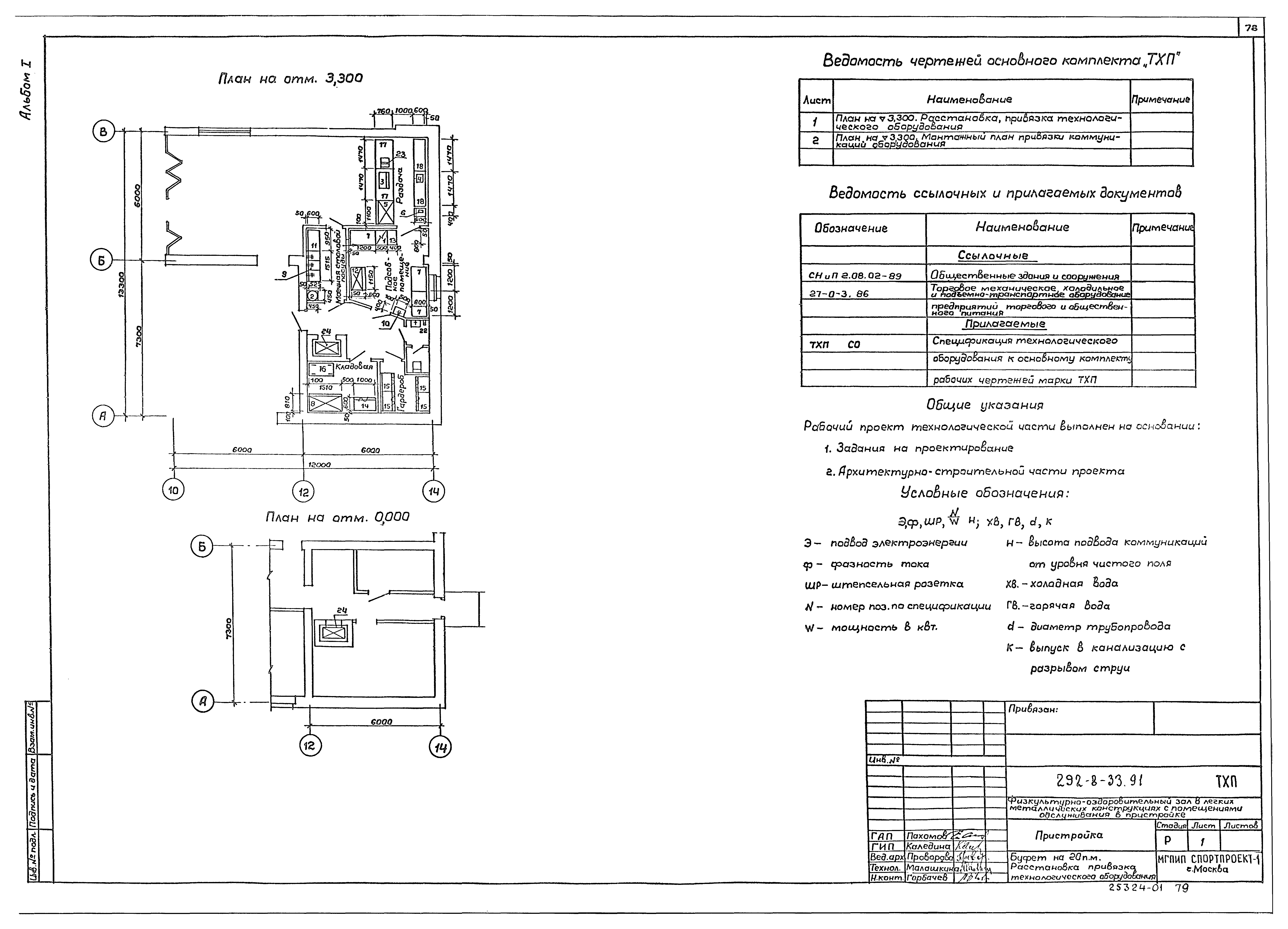 Типовой проект 292-8-33.91