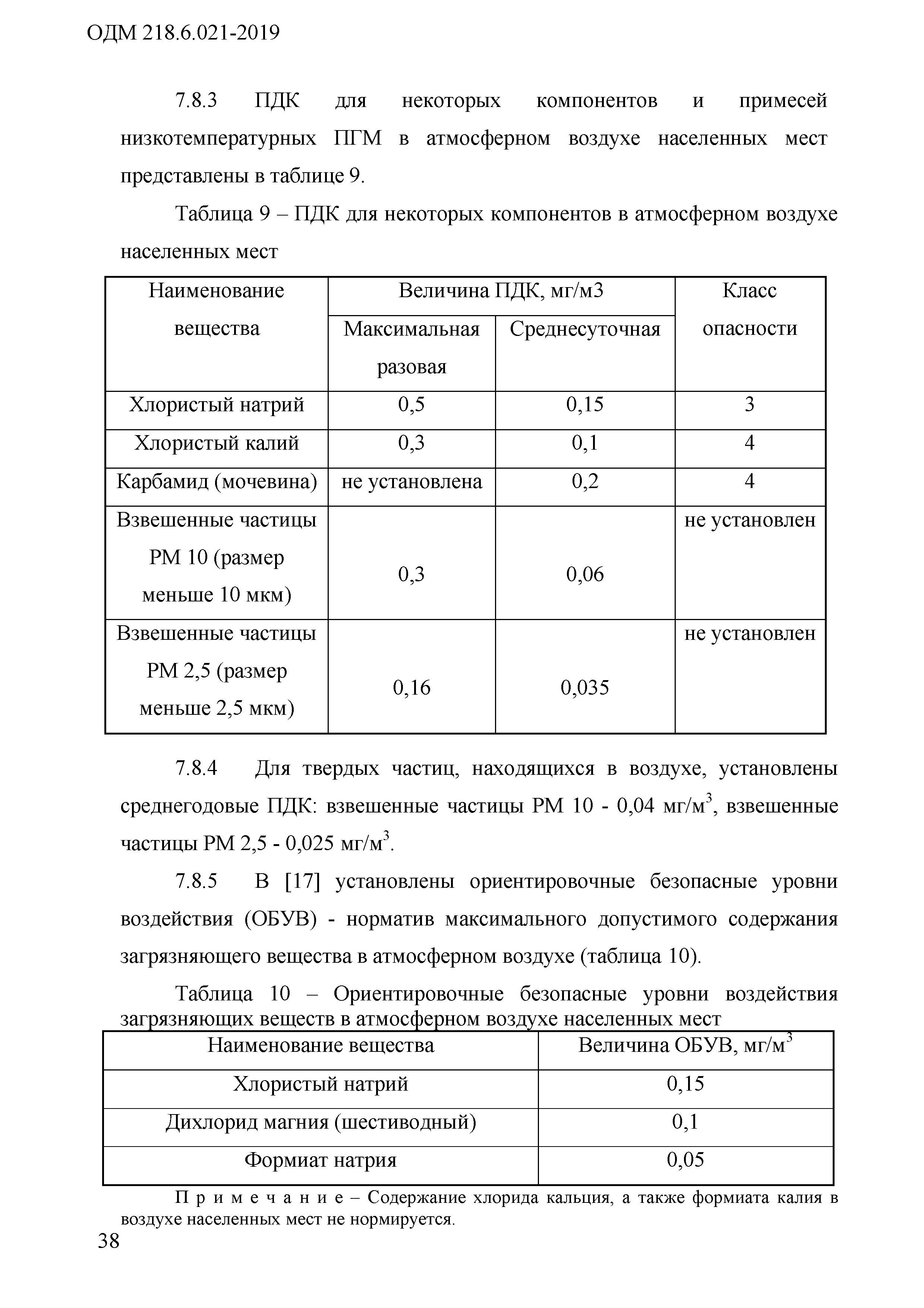 ОДМ 218.6.021-2019