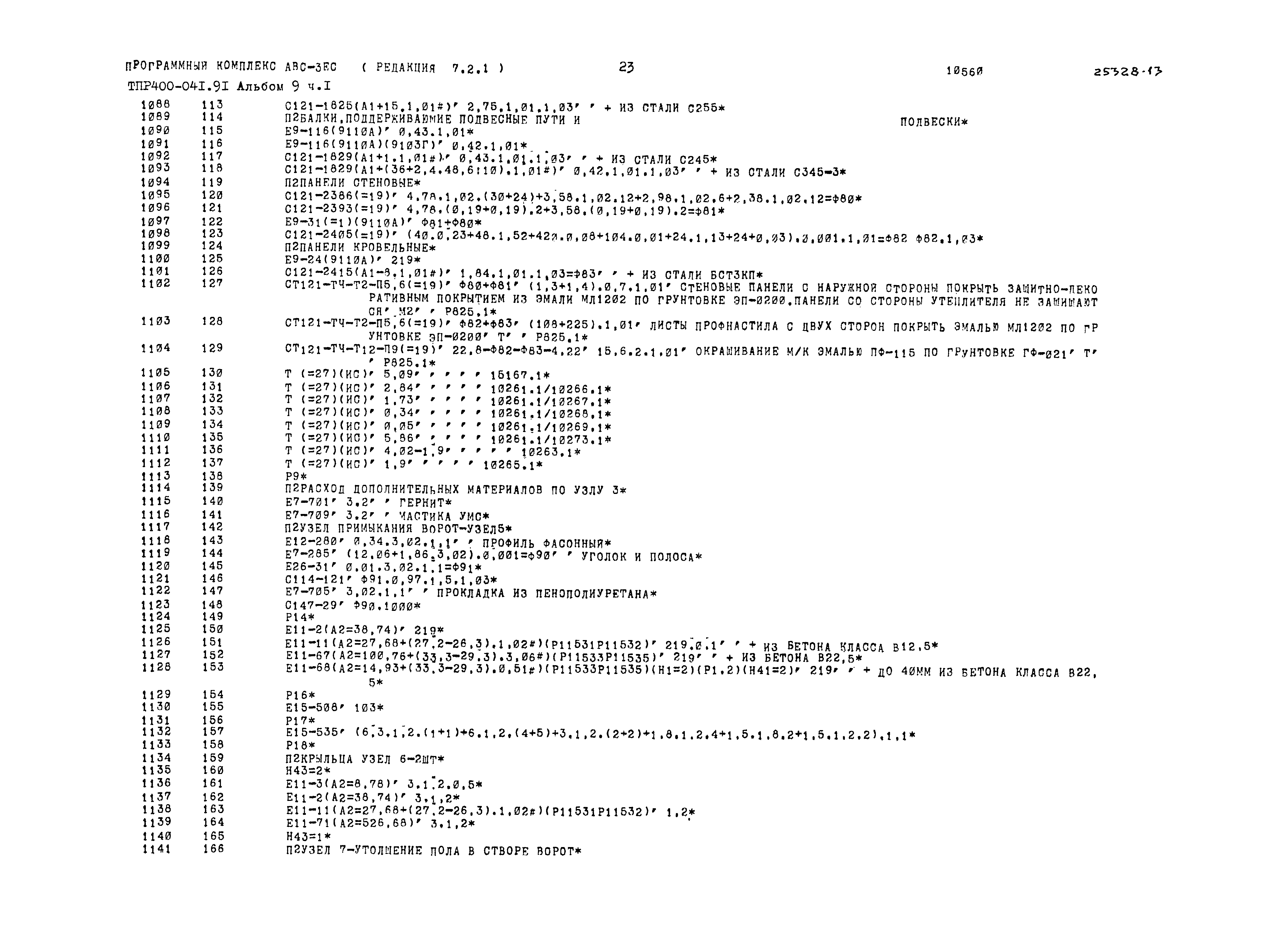 Типовые проектные решения 400-041.91