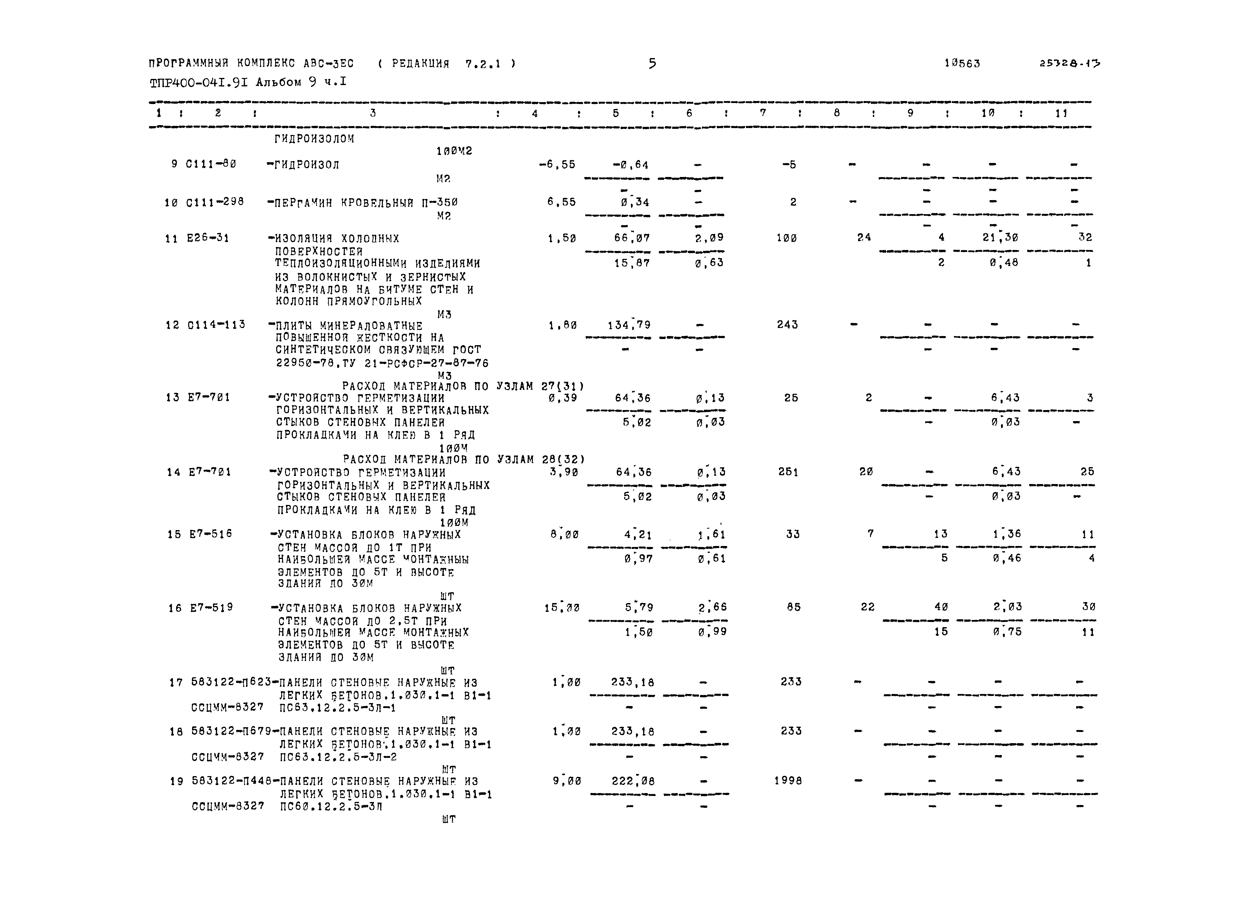 Типовые проектные решения 400-041.91