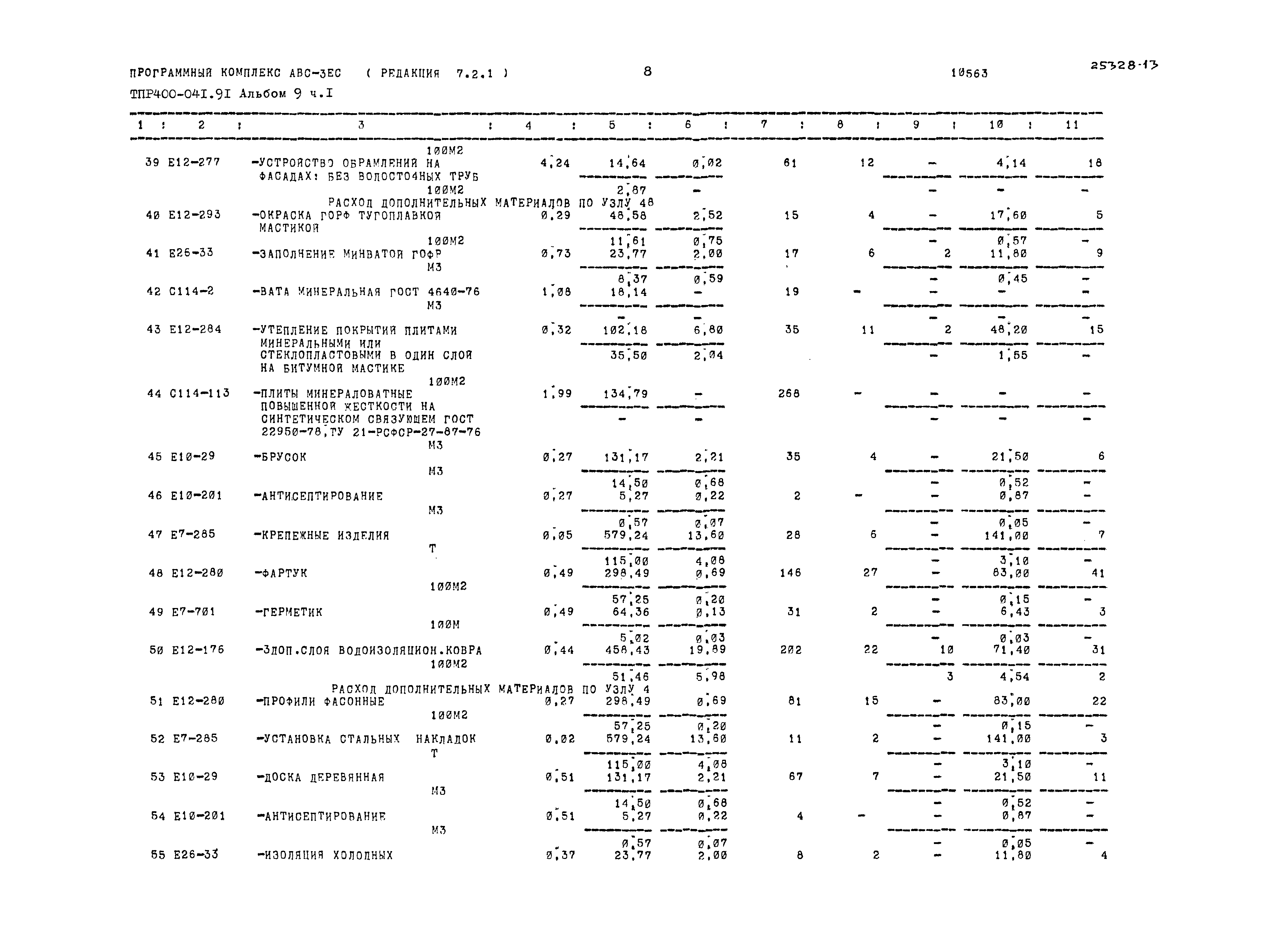 Типовые проектные решения 400-041.91