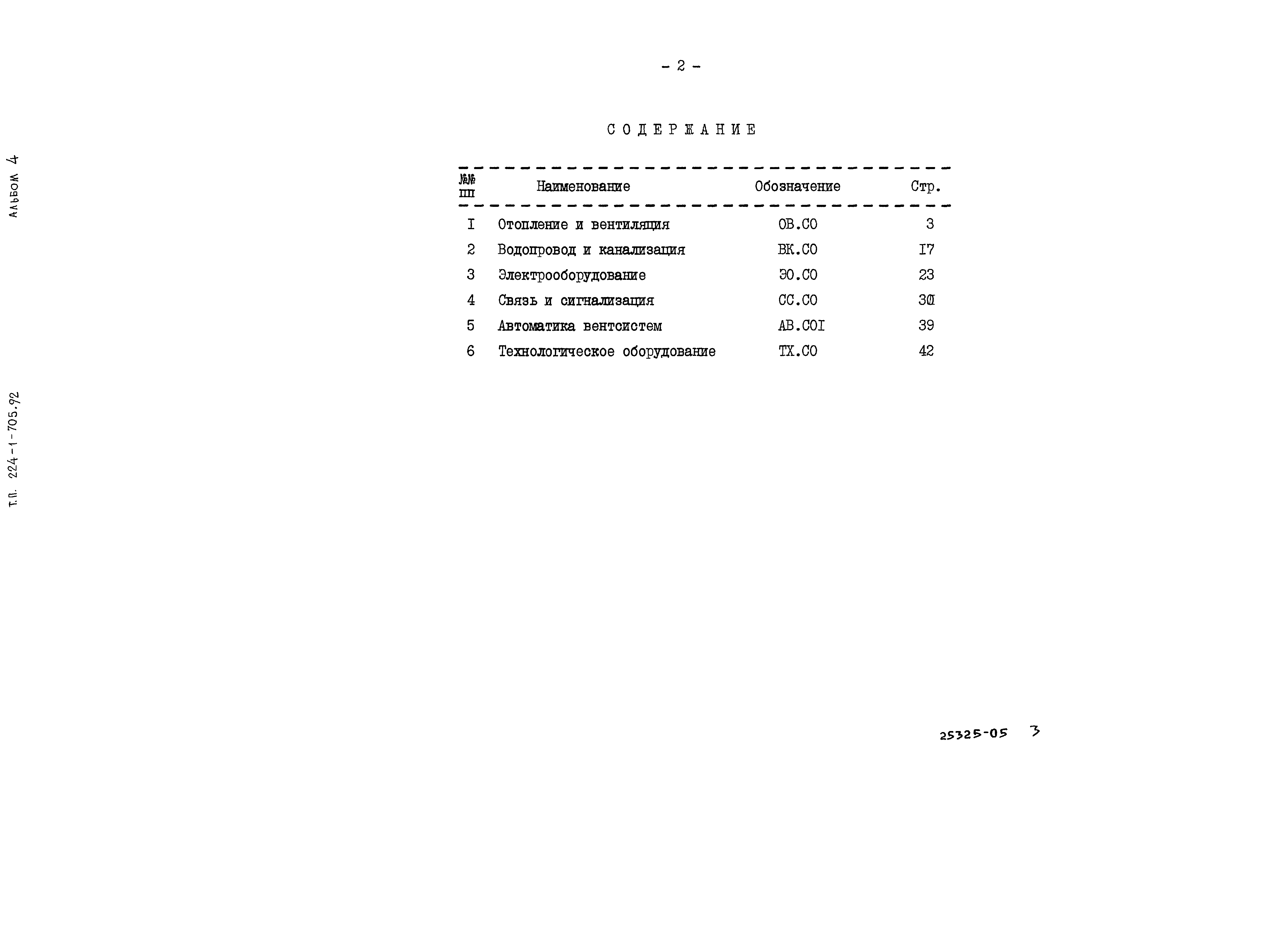 Типовой проект 224-1-705.92