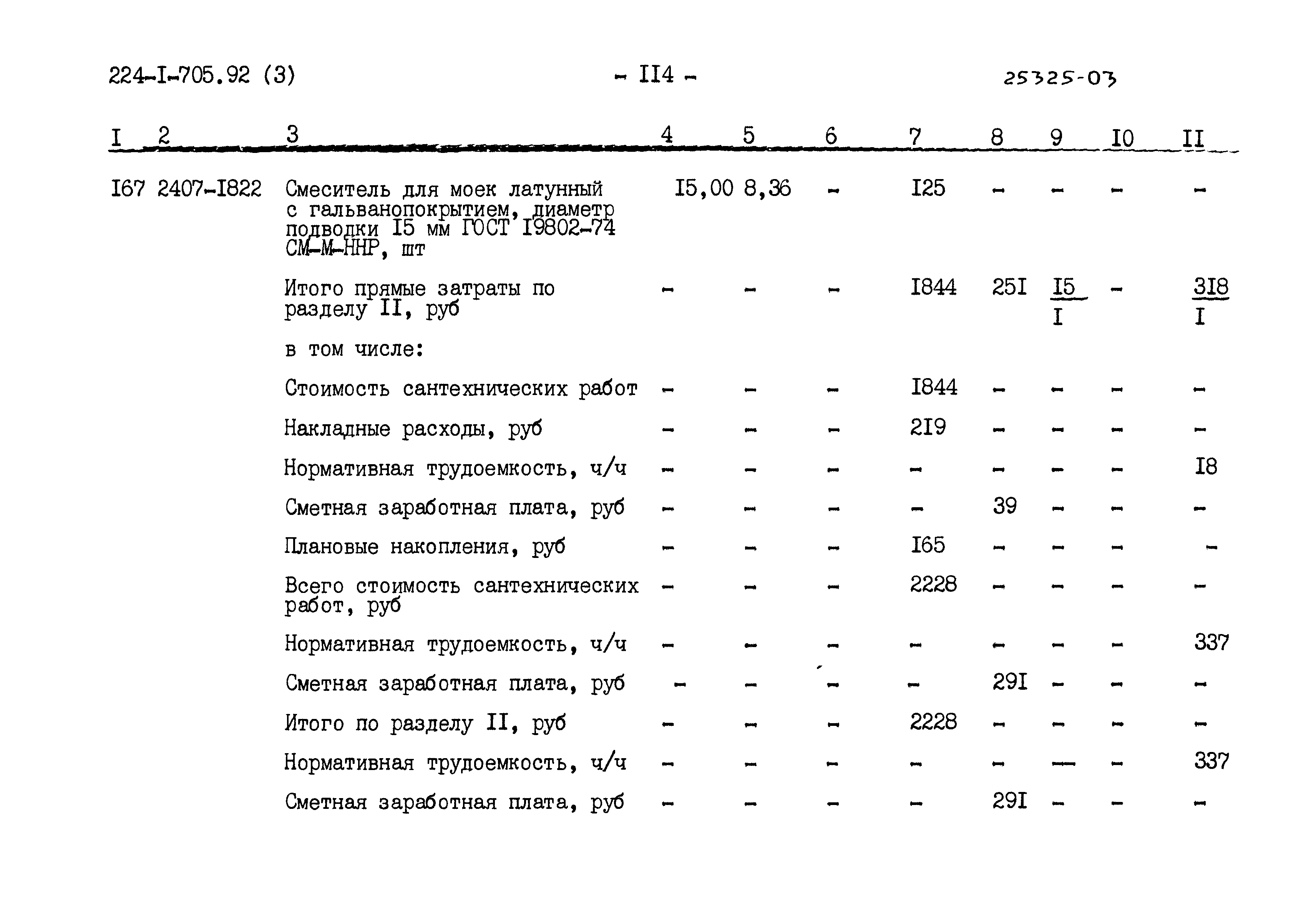 Типовой проект 224-1-705.92