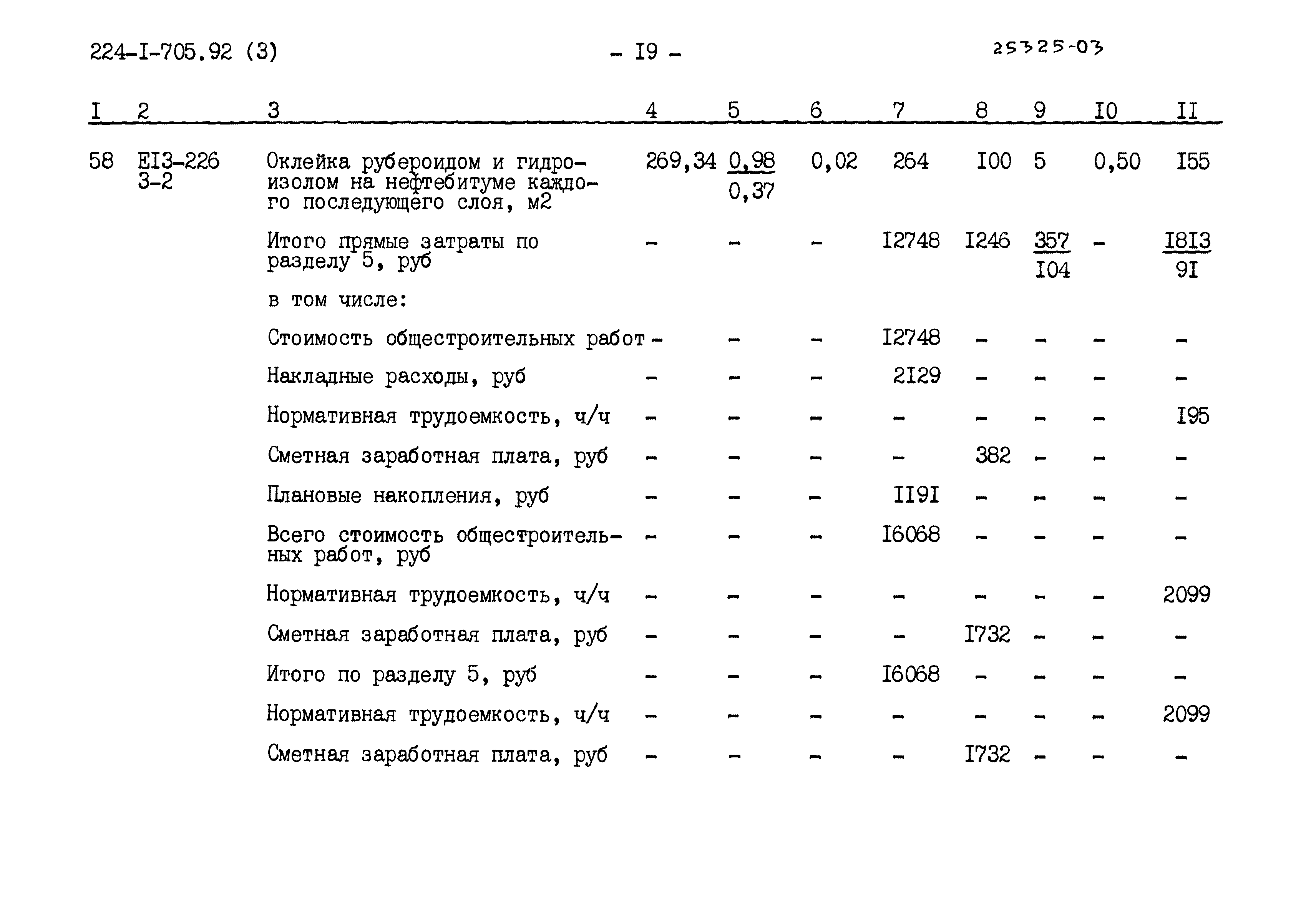 Типовой проект 224-1-705.92
