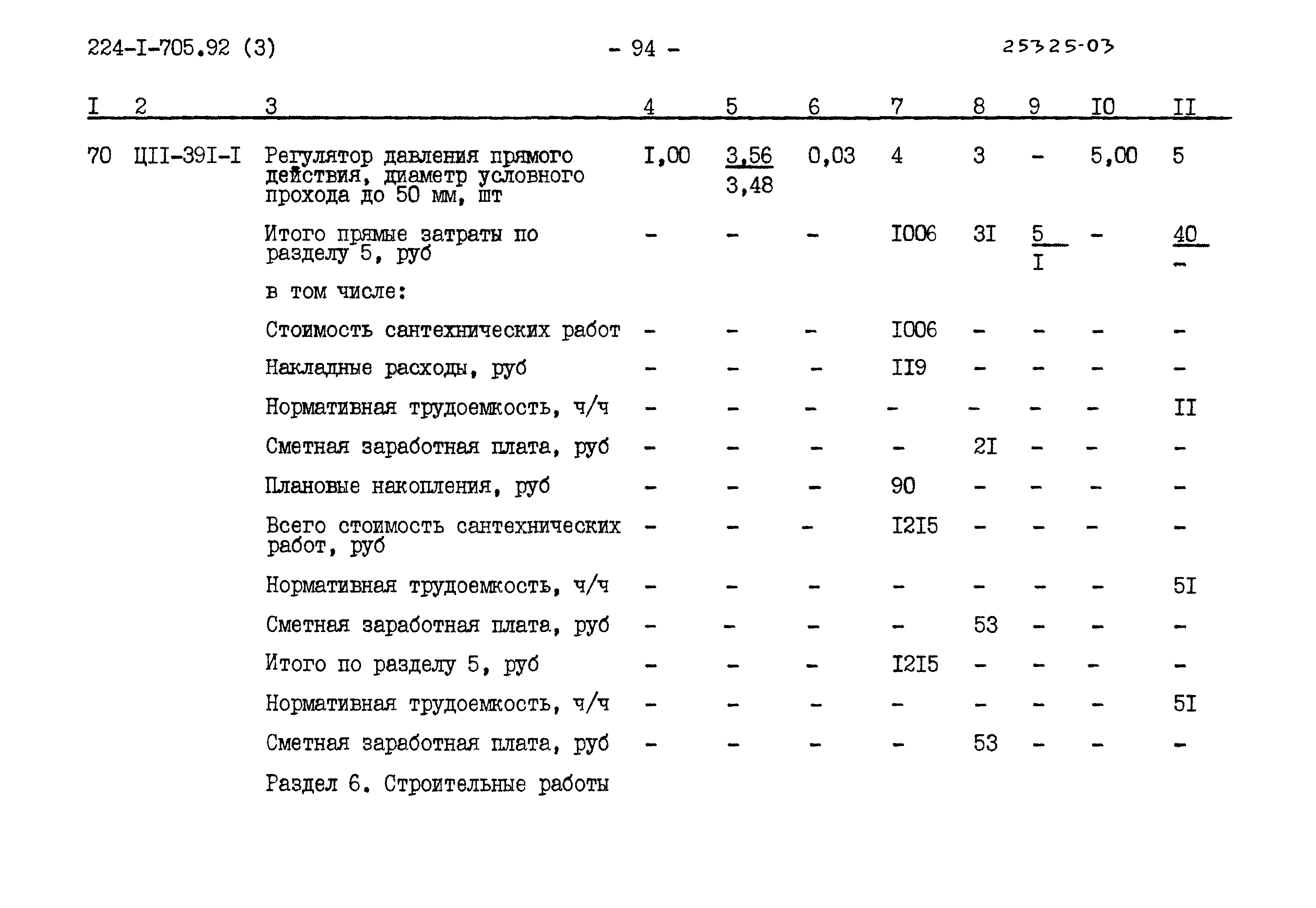 Типовой проект 224-1-705.92