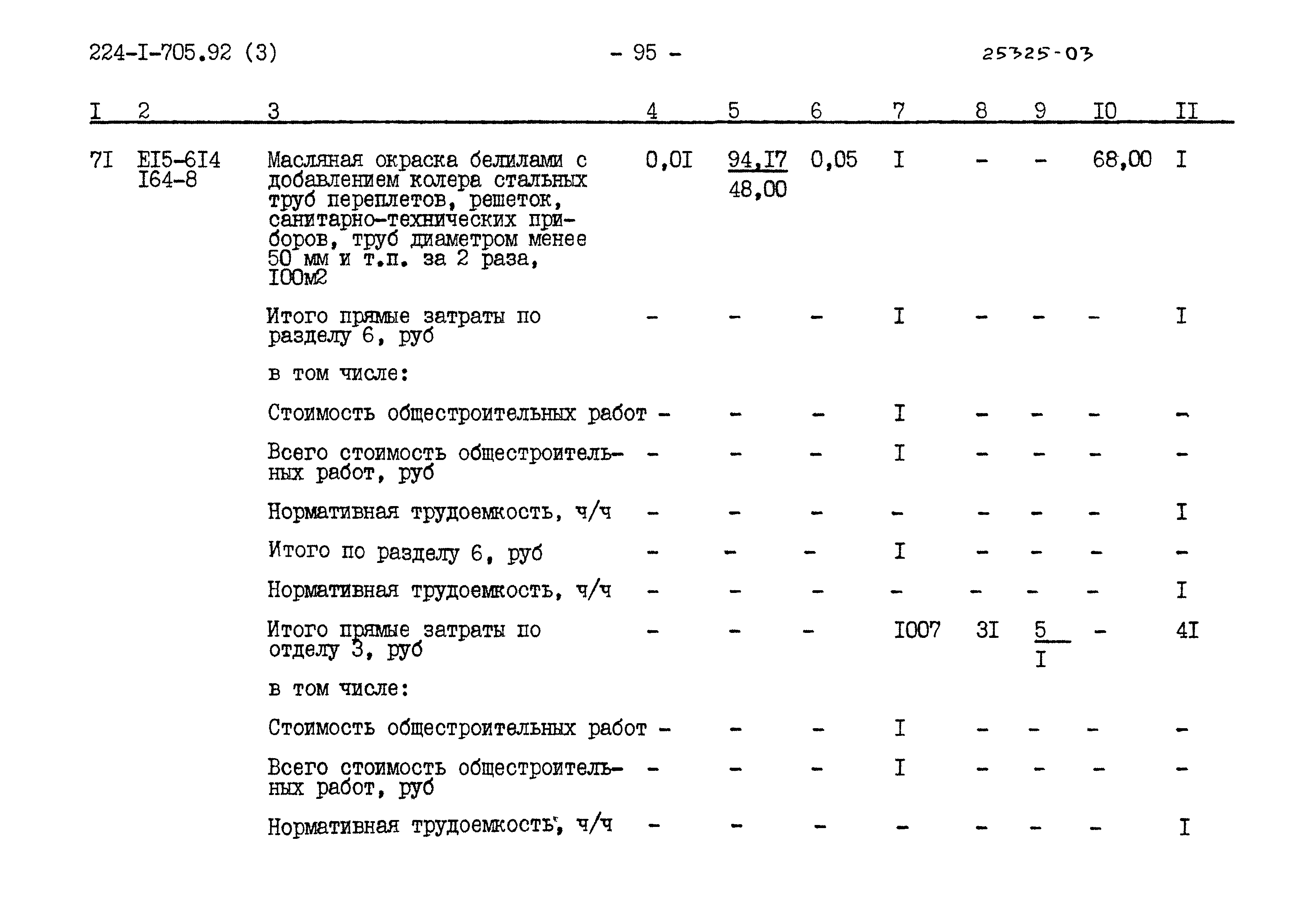 Типовой проект 224-1-705.92