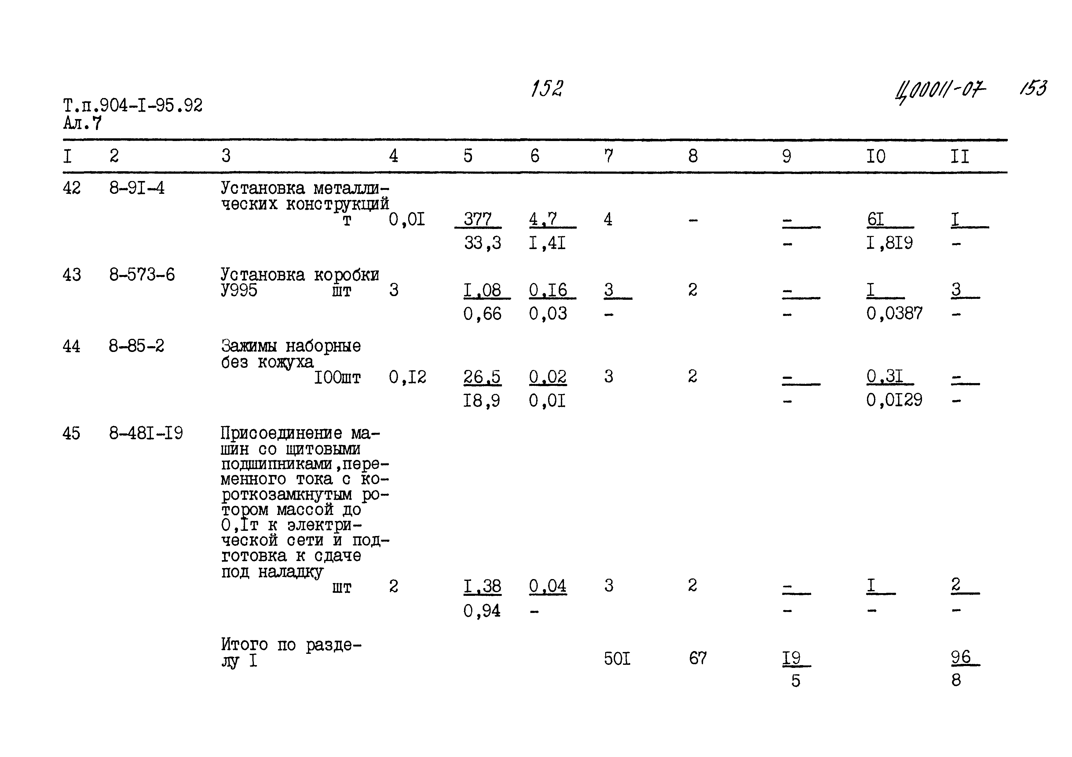Типовой проект 904-1-95.92