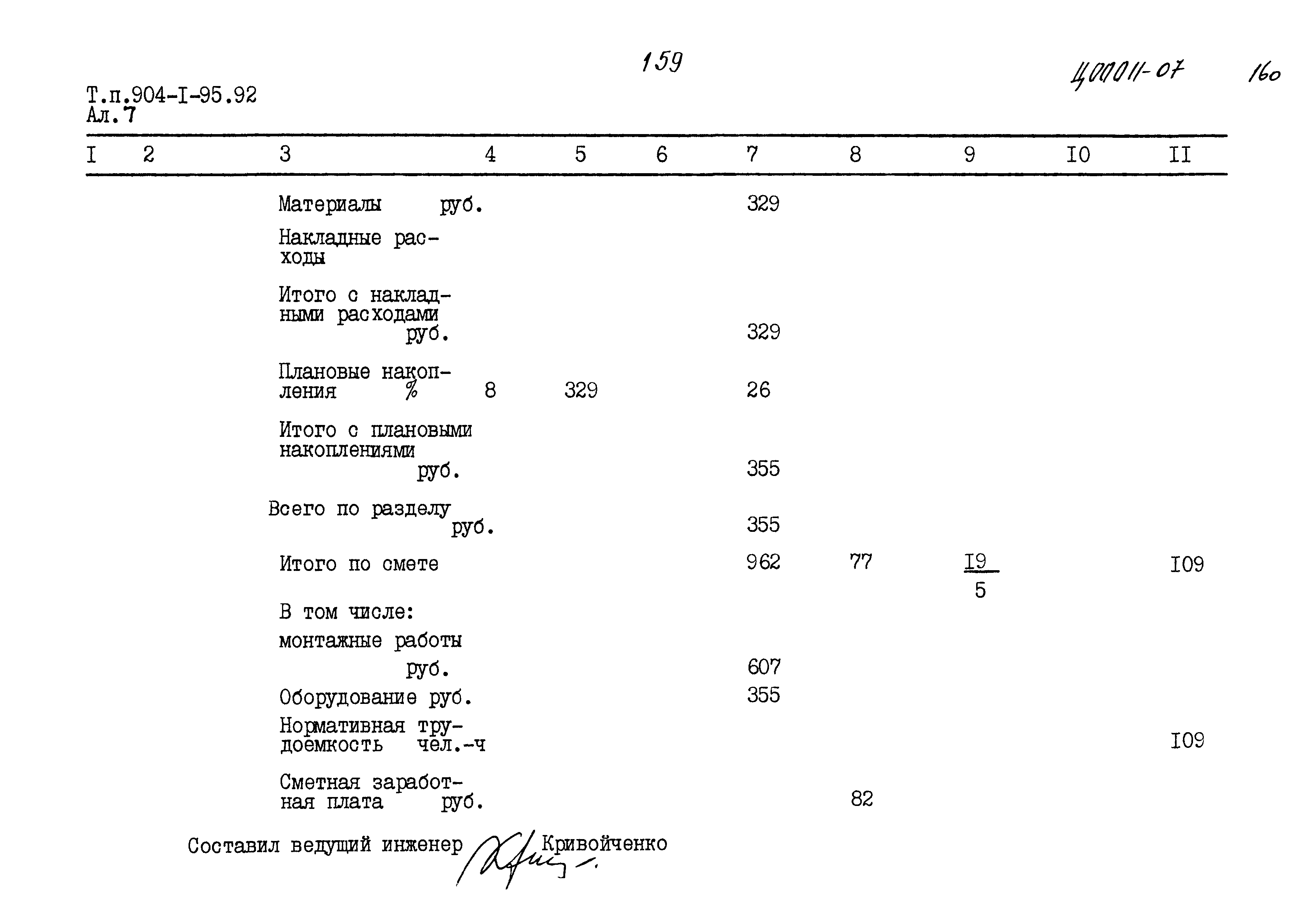 Типовой проект 904-1-95.92