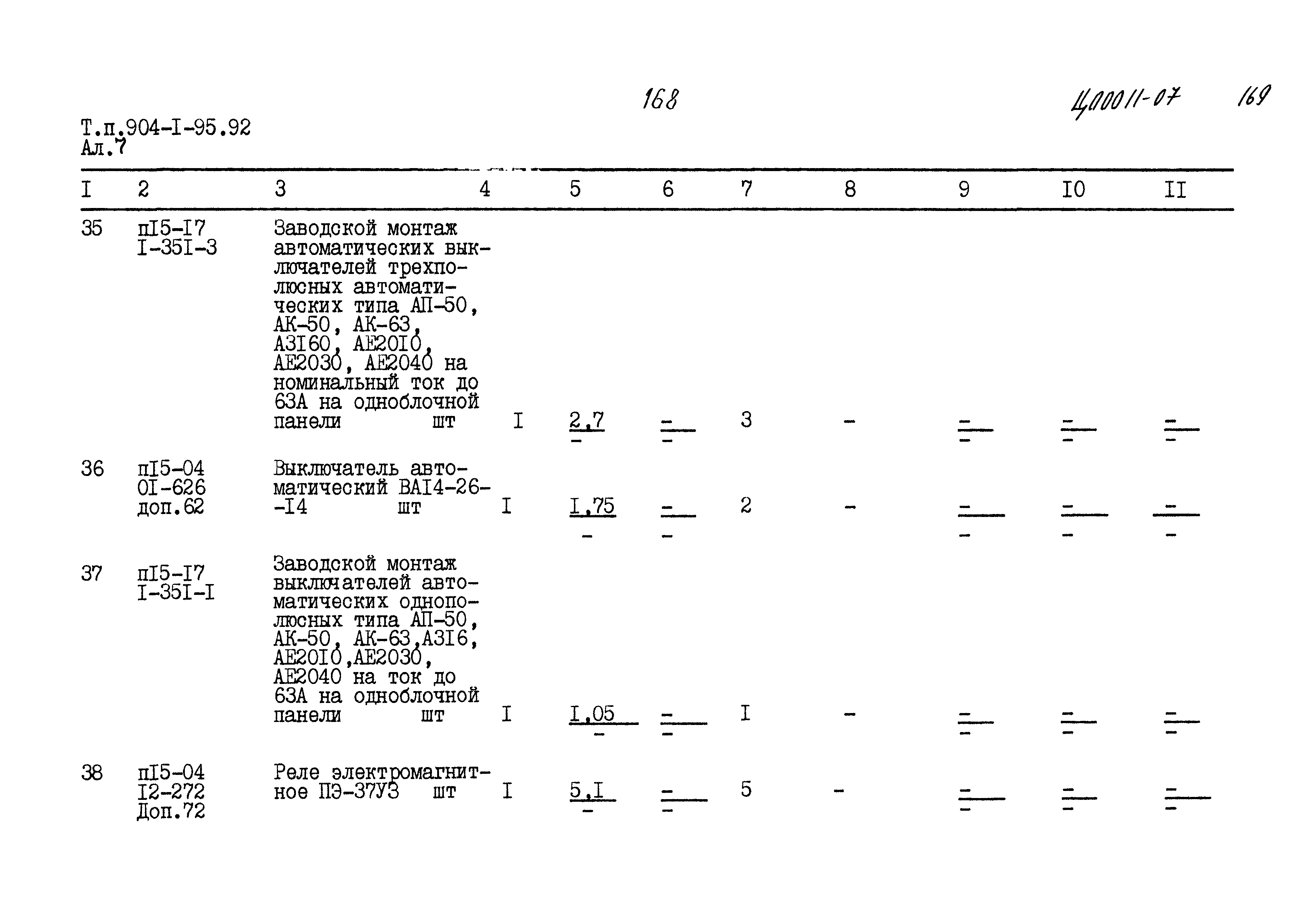 Типовой проект 904-1-95.92