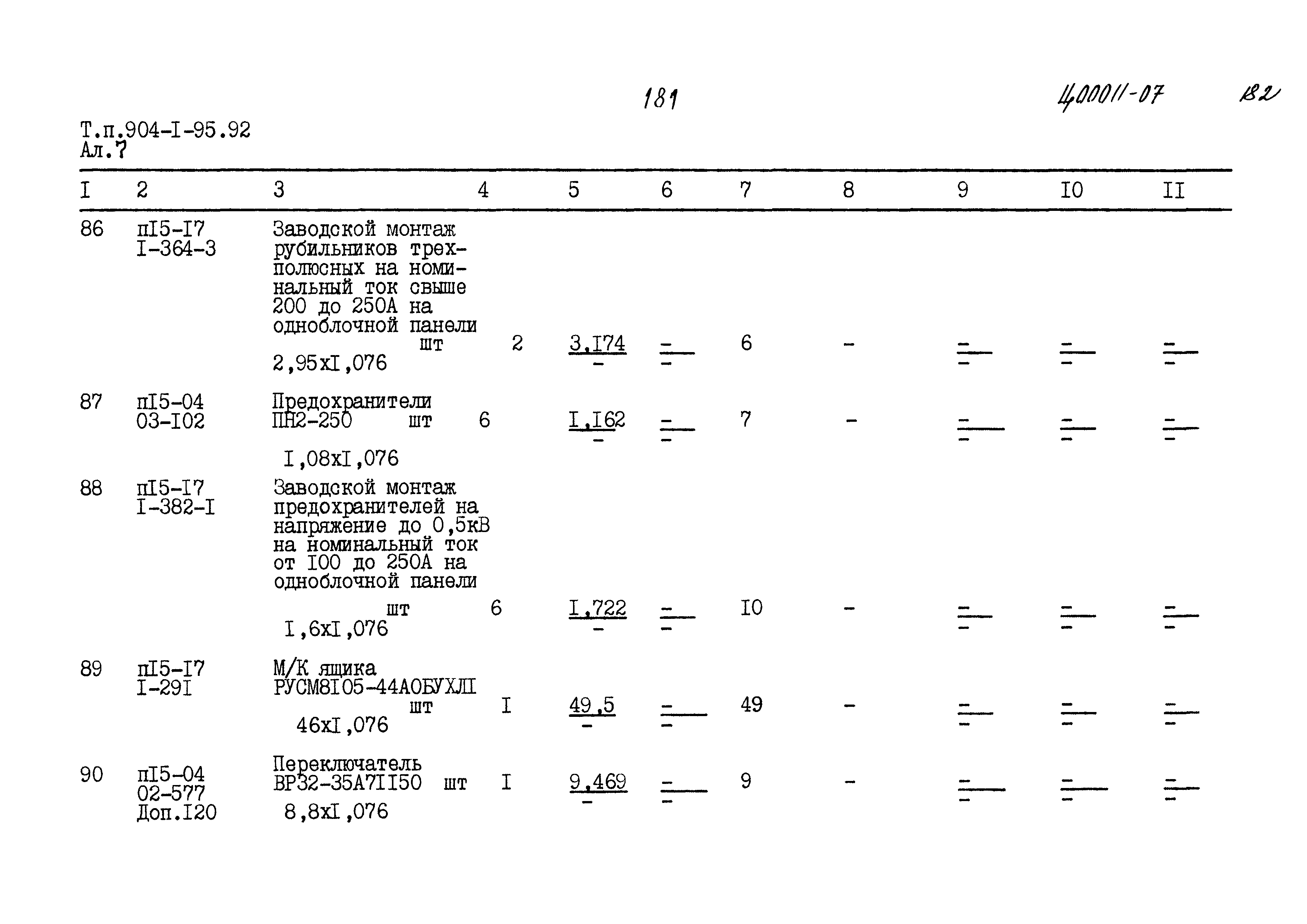 Типовой проект 904-1-95.92