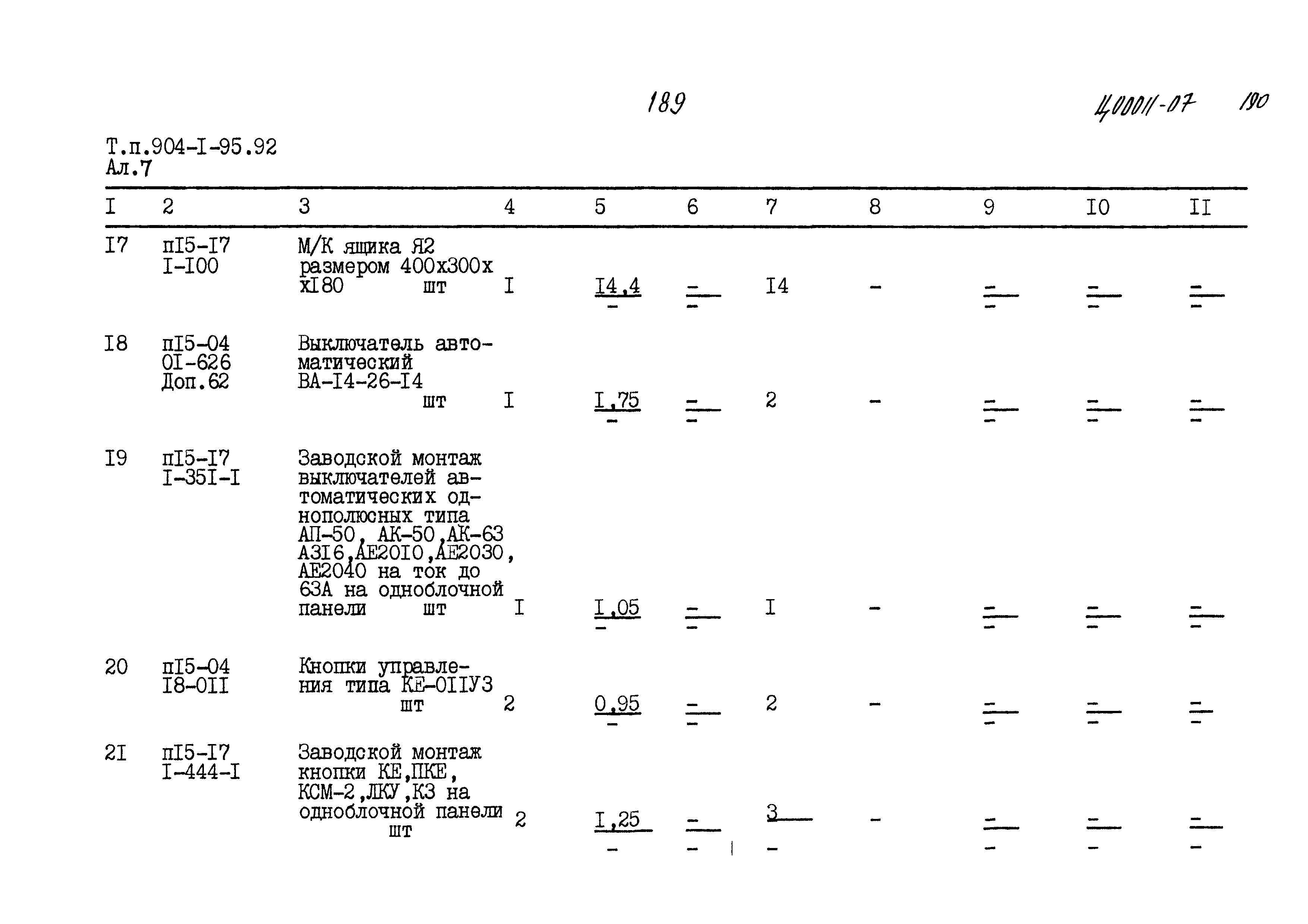 Типовой проект 904-1-95.92