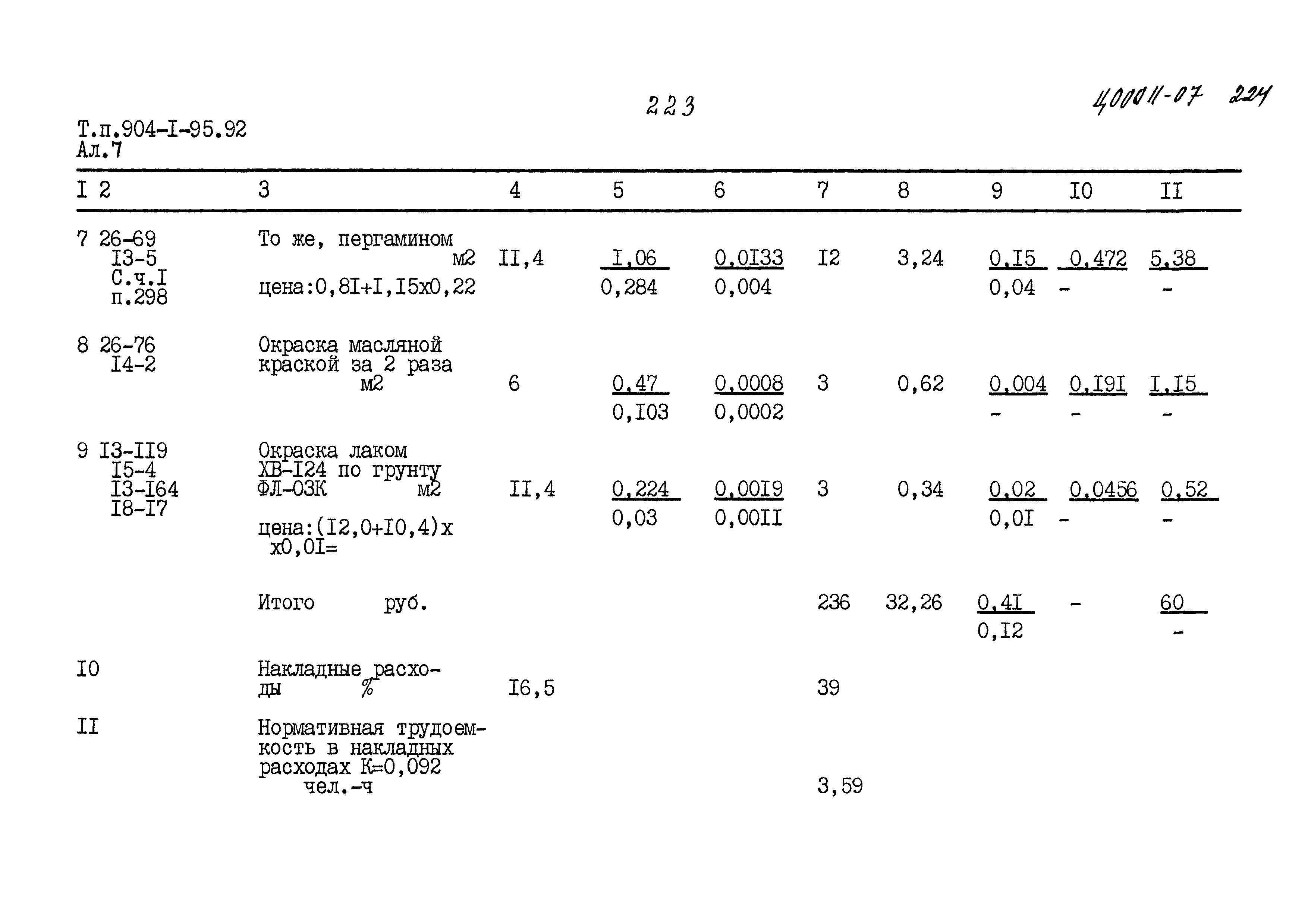 Типовой проект 904-1-95.92