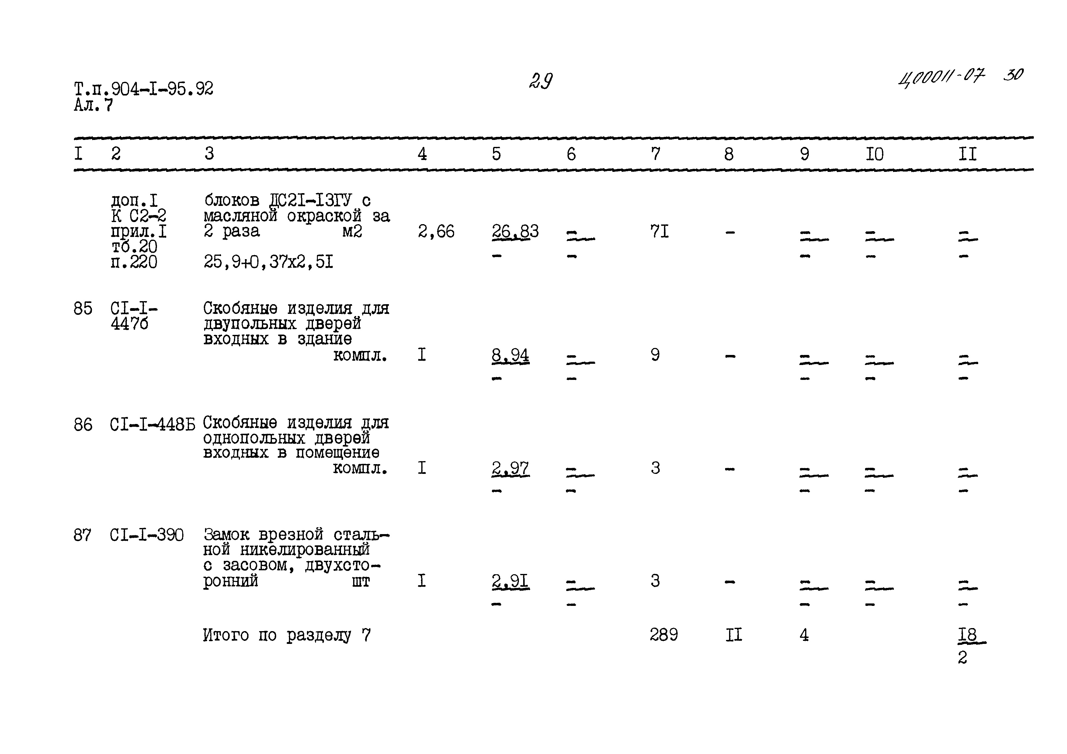 Типовой проект 904-1-95.92
