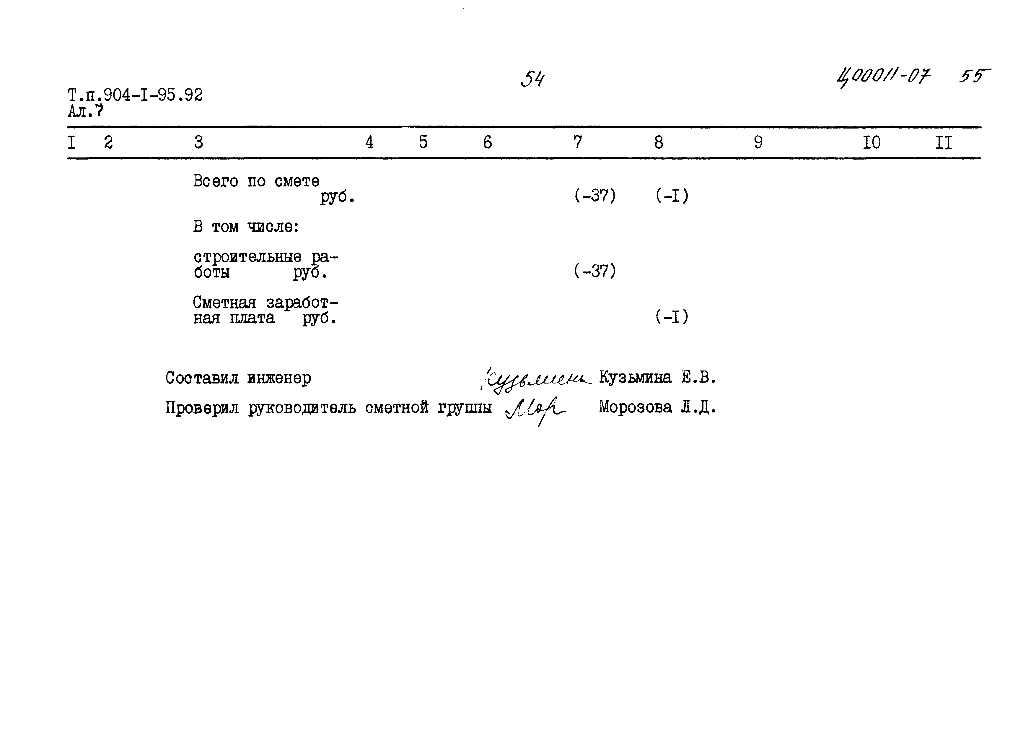 Типовой проект 904-1-95.92