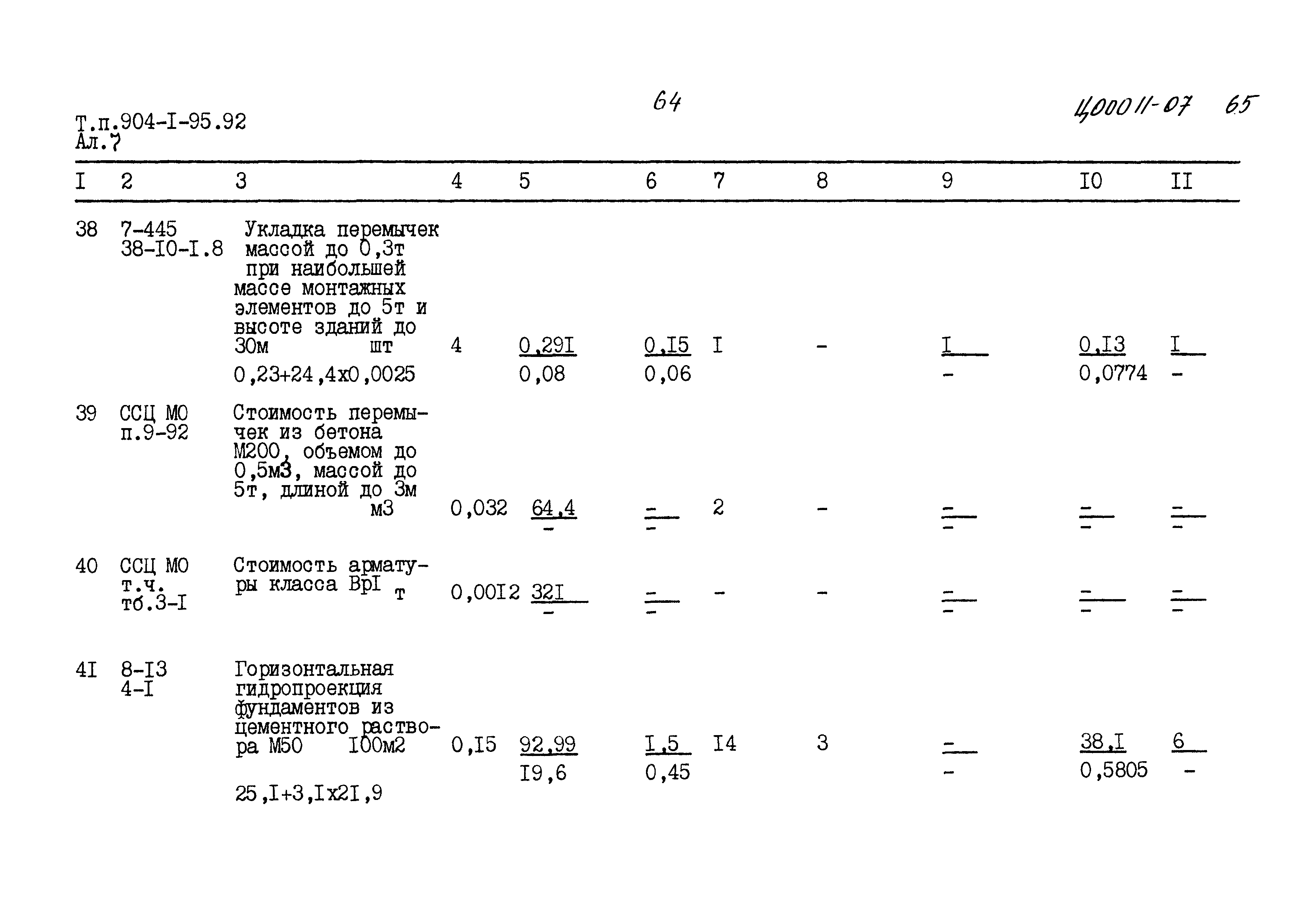 Типовой проект 904-1-95.92