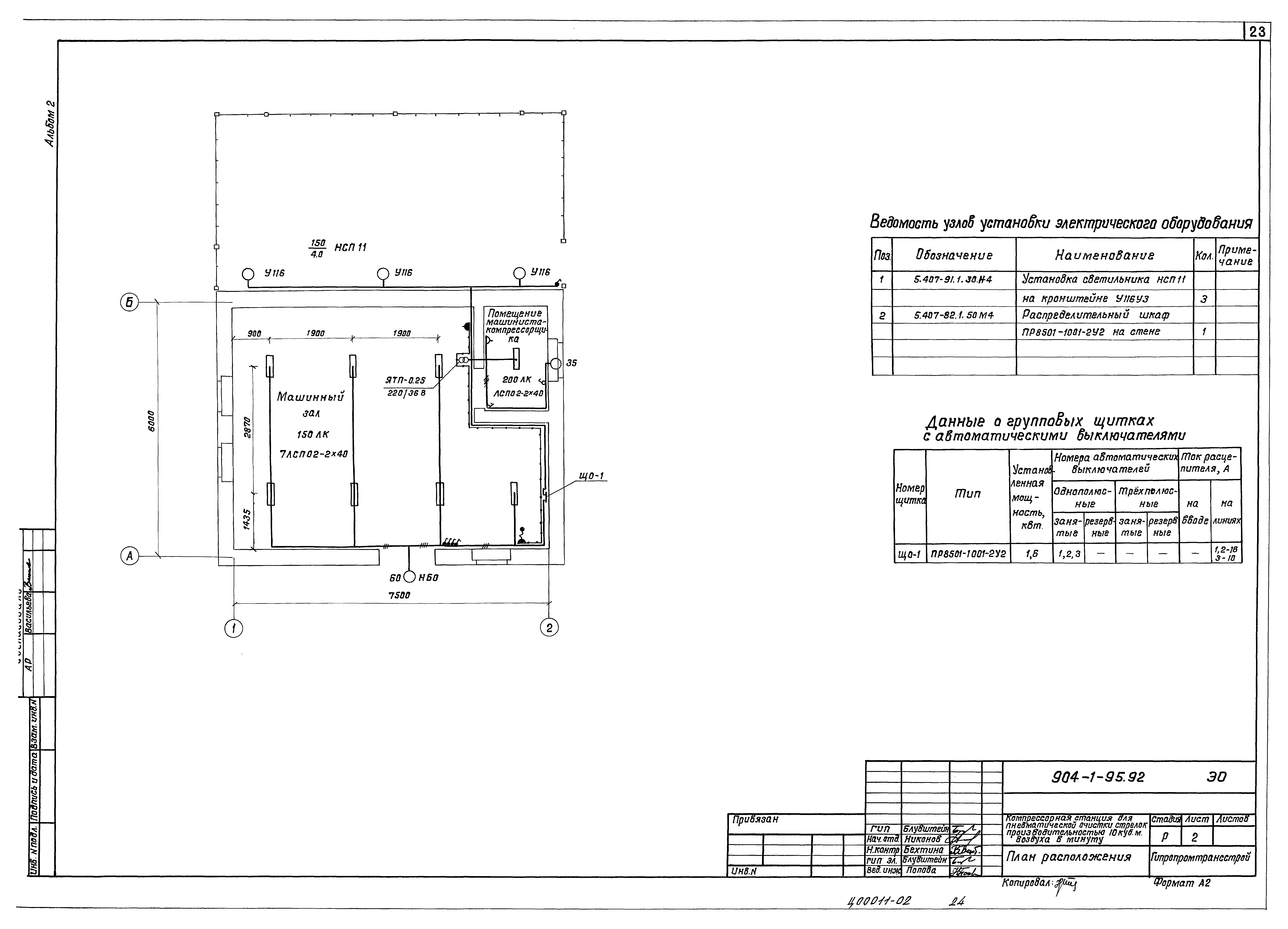 Типовой проект 904-1-95.92