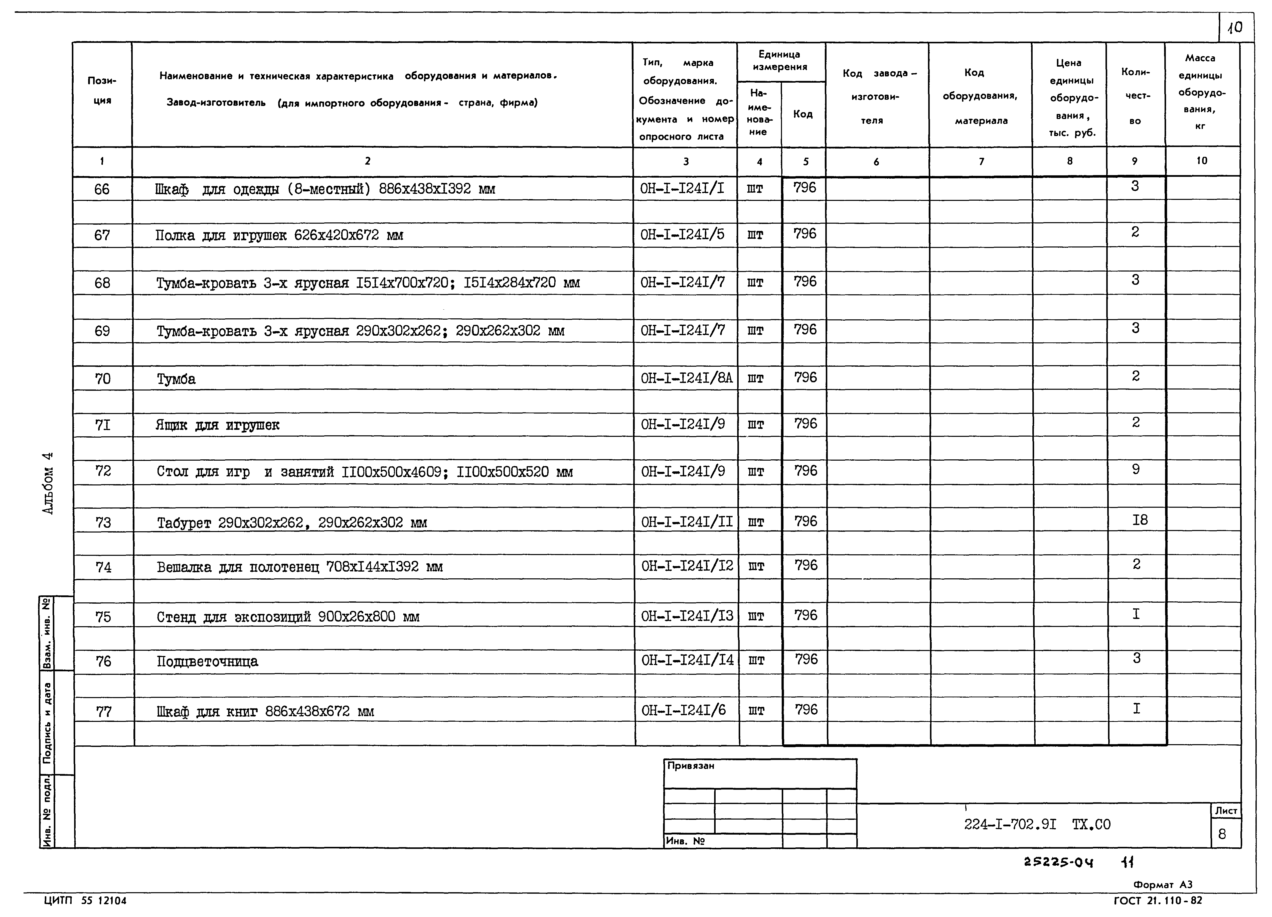 Типовой проект 224-1-702.91